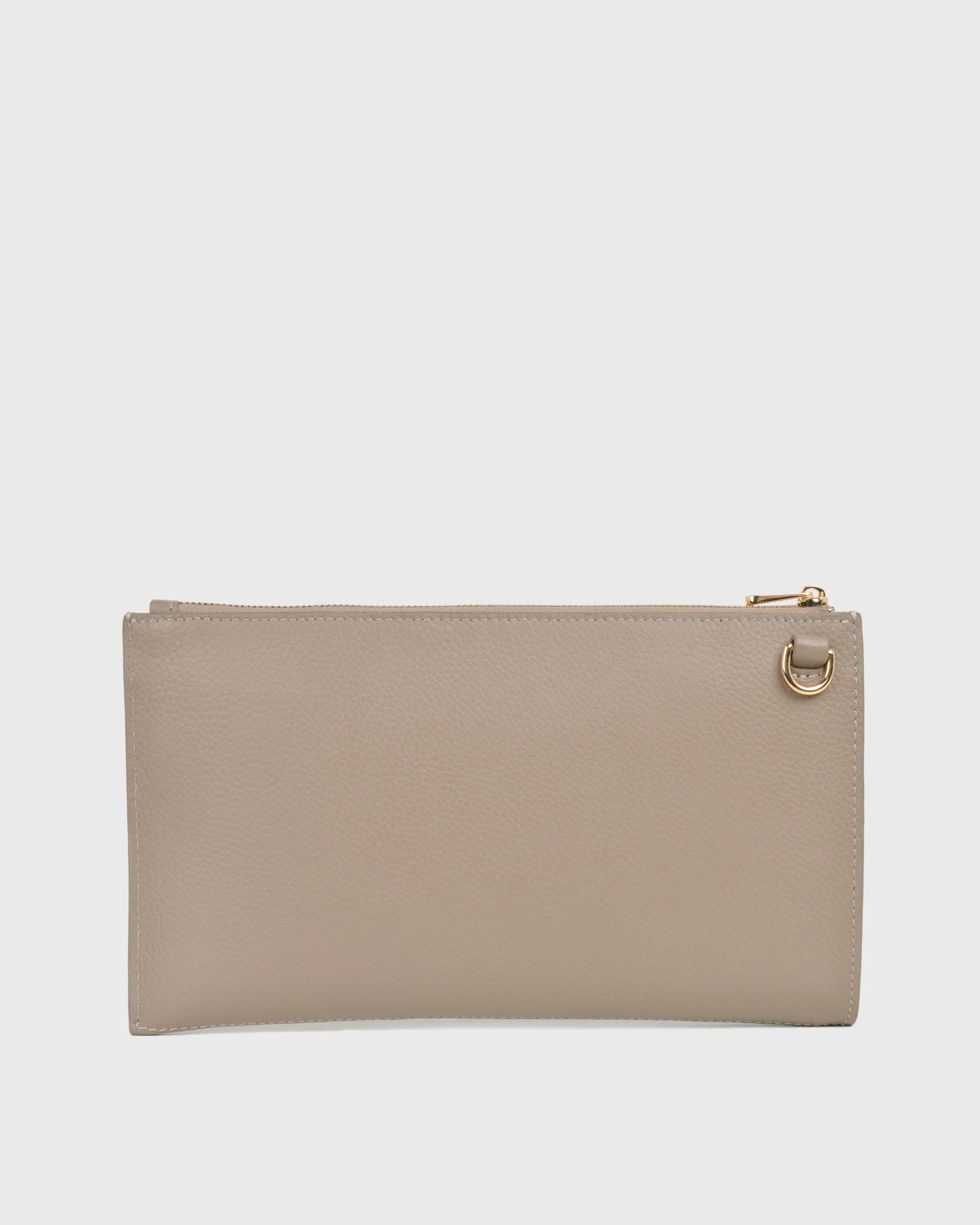 Aimee Wristlet Clutch (Taupe)