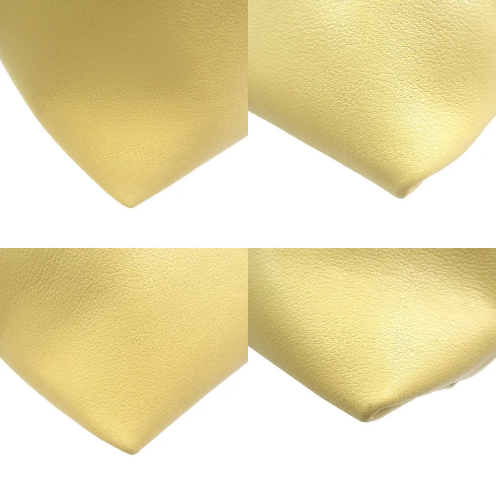 A.P.C. Shoulder Bag PUAAT-F61582 Polyurethane, Polyester Pale yellow ninon mini Women Used