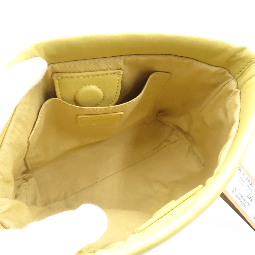 A.P.C. Shoulder Bag PUAAT-F61582 Polyurethane, Polyester Pale yellow ninon mini Women Used