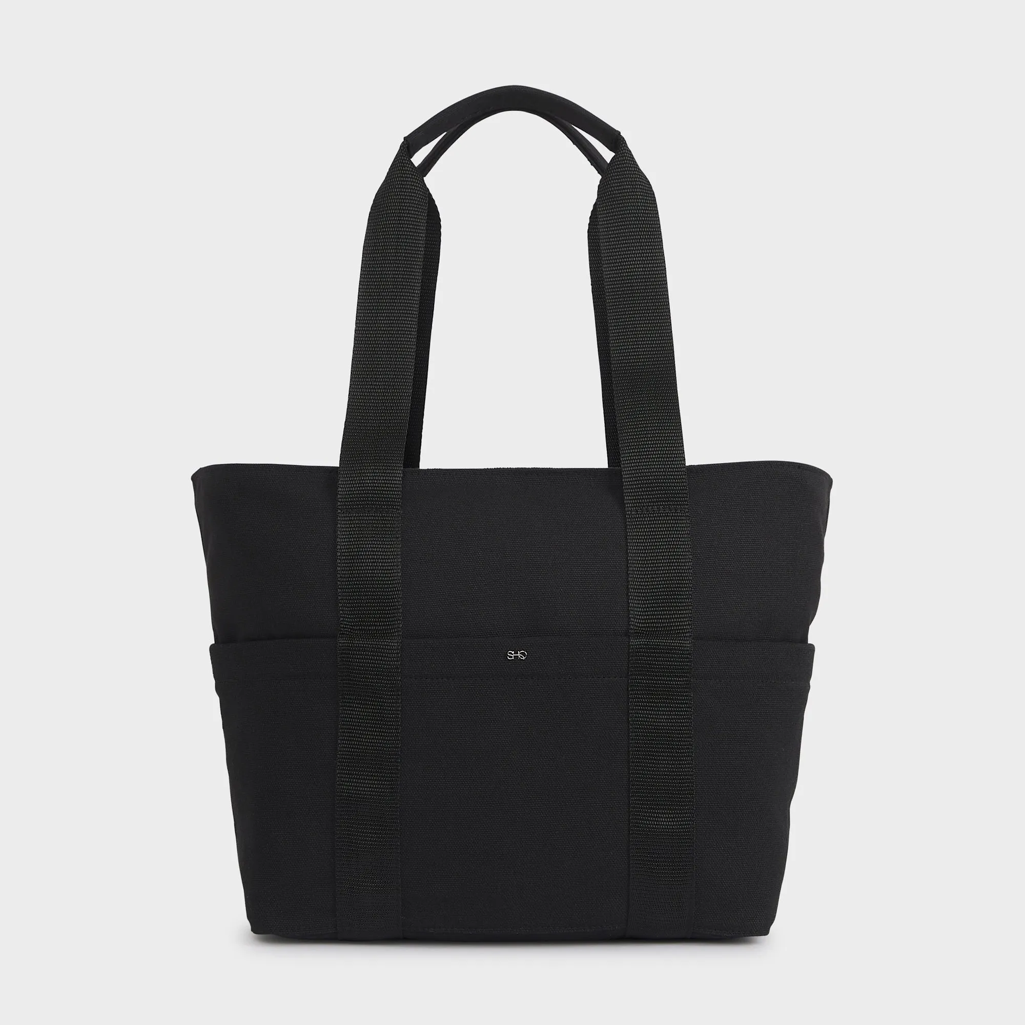 AUSTIN CANVAS SHOULDER BAG BLACK
