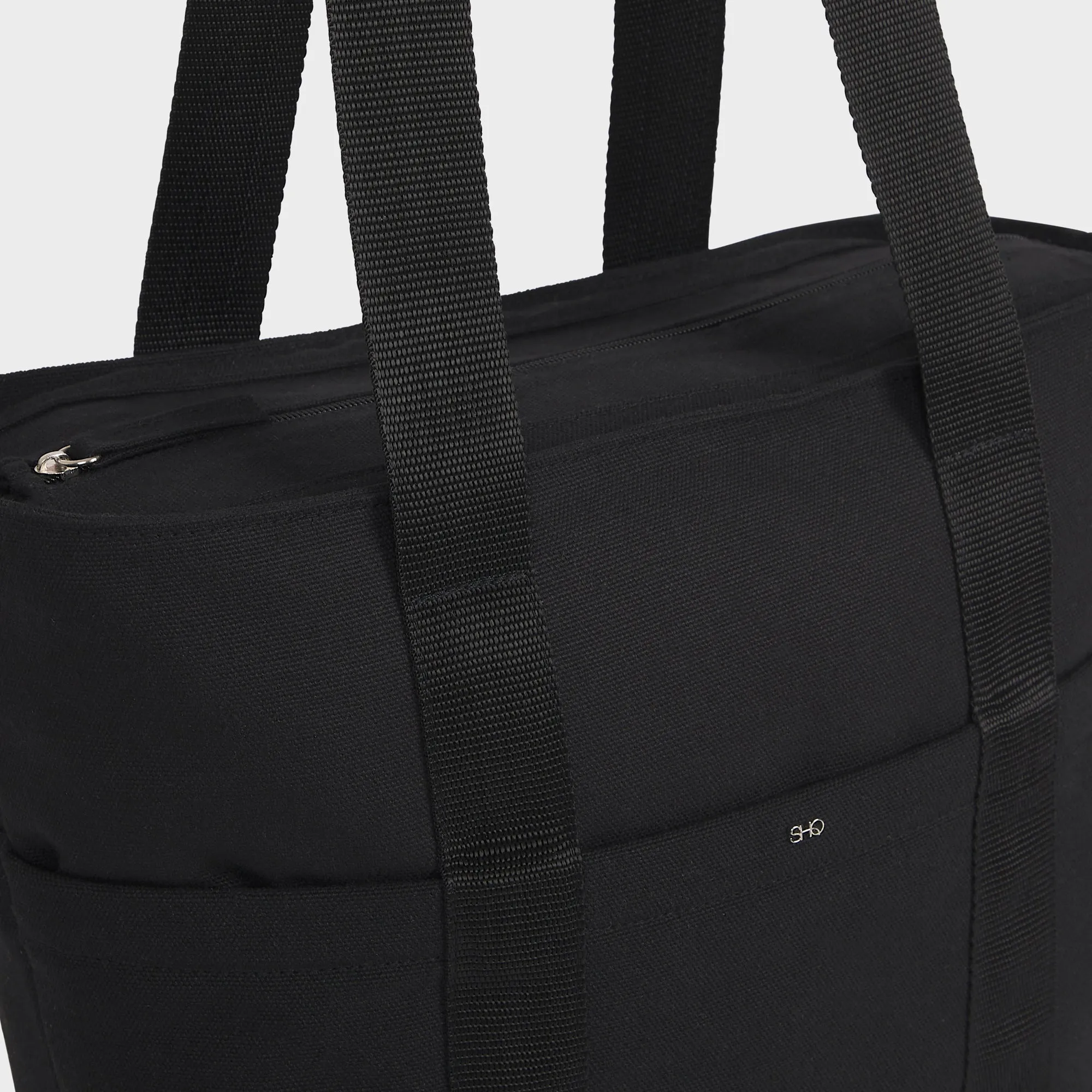 AUSTIN CANVAS SHOULDER BAG BLACK