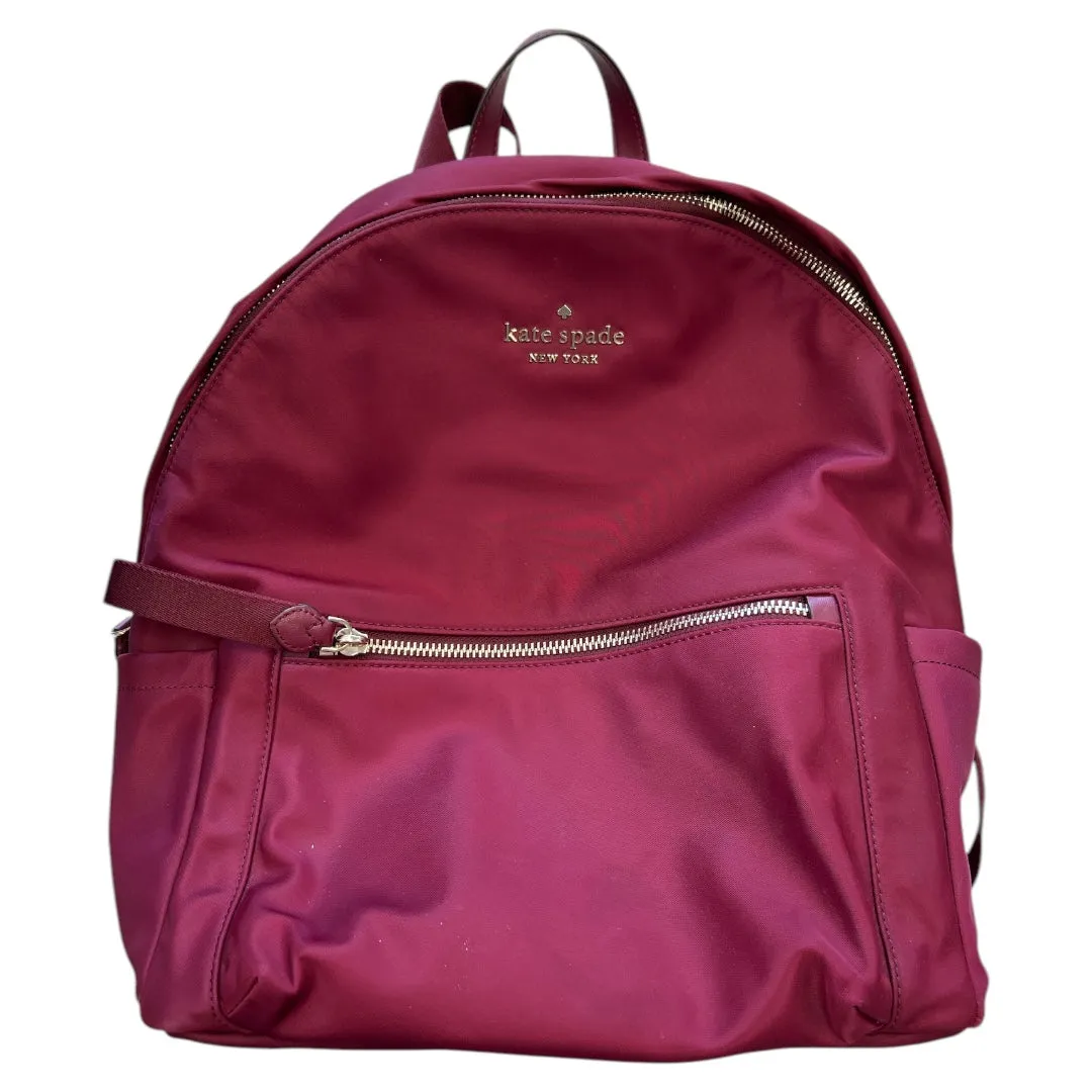 Backpack Designer By Kate Spade In Red, Size:Large