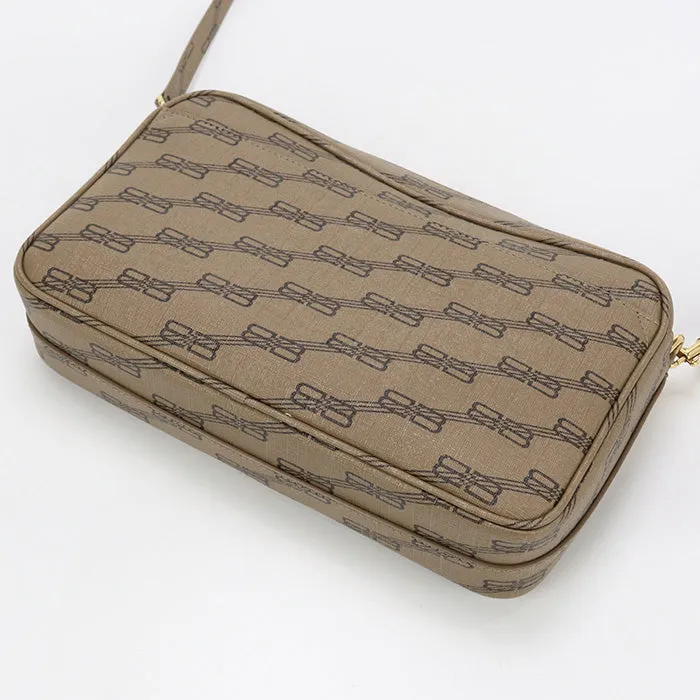 BALENCIAGA 702723 Shoulder Bag BB Monogram Signature Medium Camera Bag Coated canvas Brown unisex