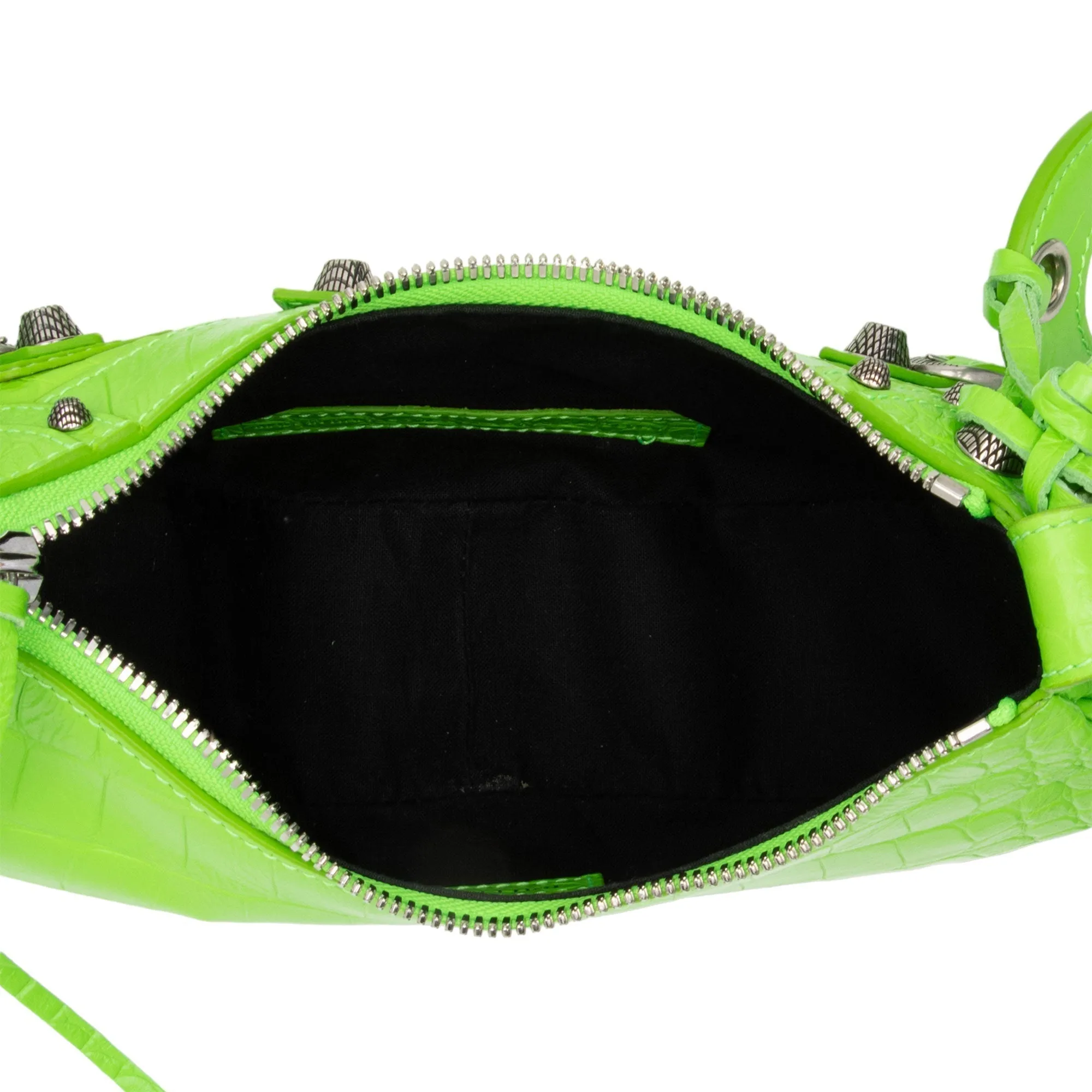 Balenciaga Crocodile Embossed Le Cagole XS Shoulder Bag (SHF-kVl4nx)