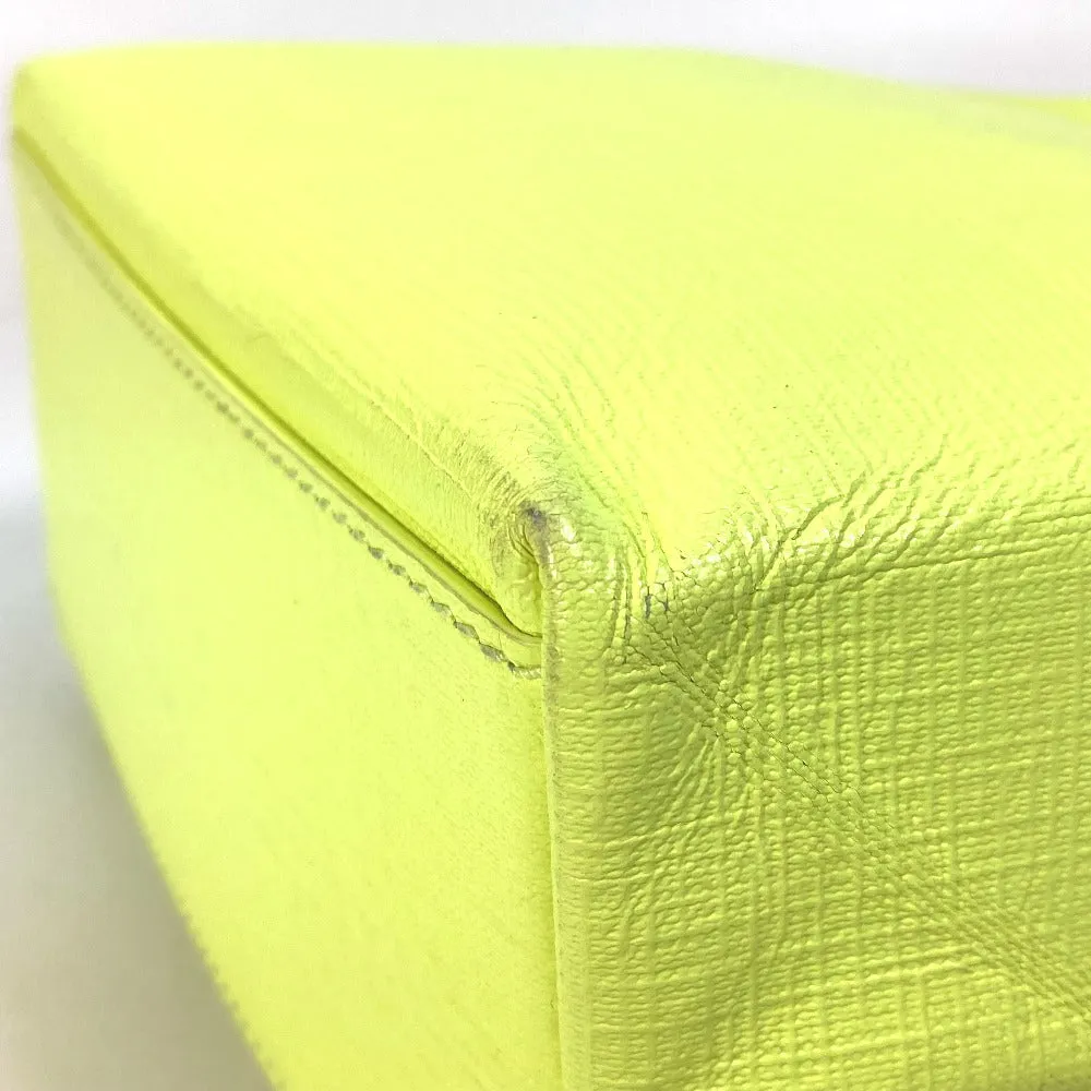 BALENCIAGA Tote Bag 568817 leather yellow Shoulder Bag Crossbody Shopping tote XS Women
