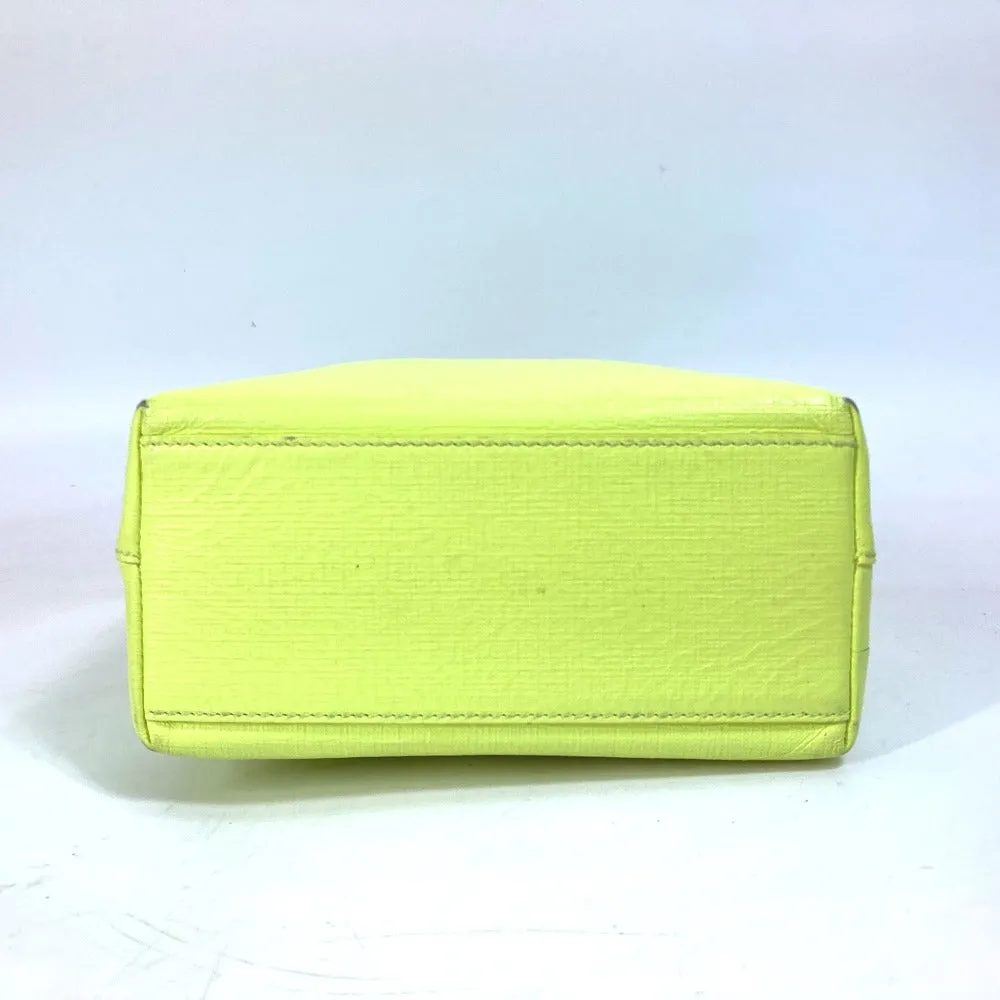 BALENCIAGA Tote Bag 568817 leather yellow Shoulder Bag Crossbody Shopping tote XS Women