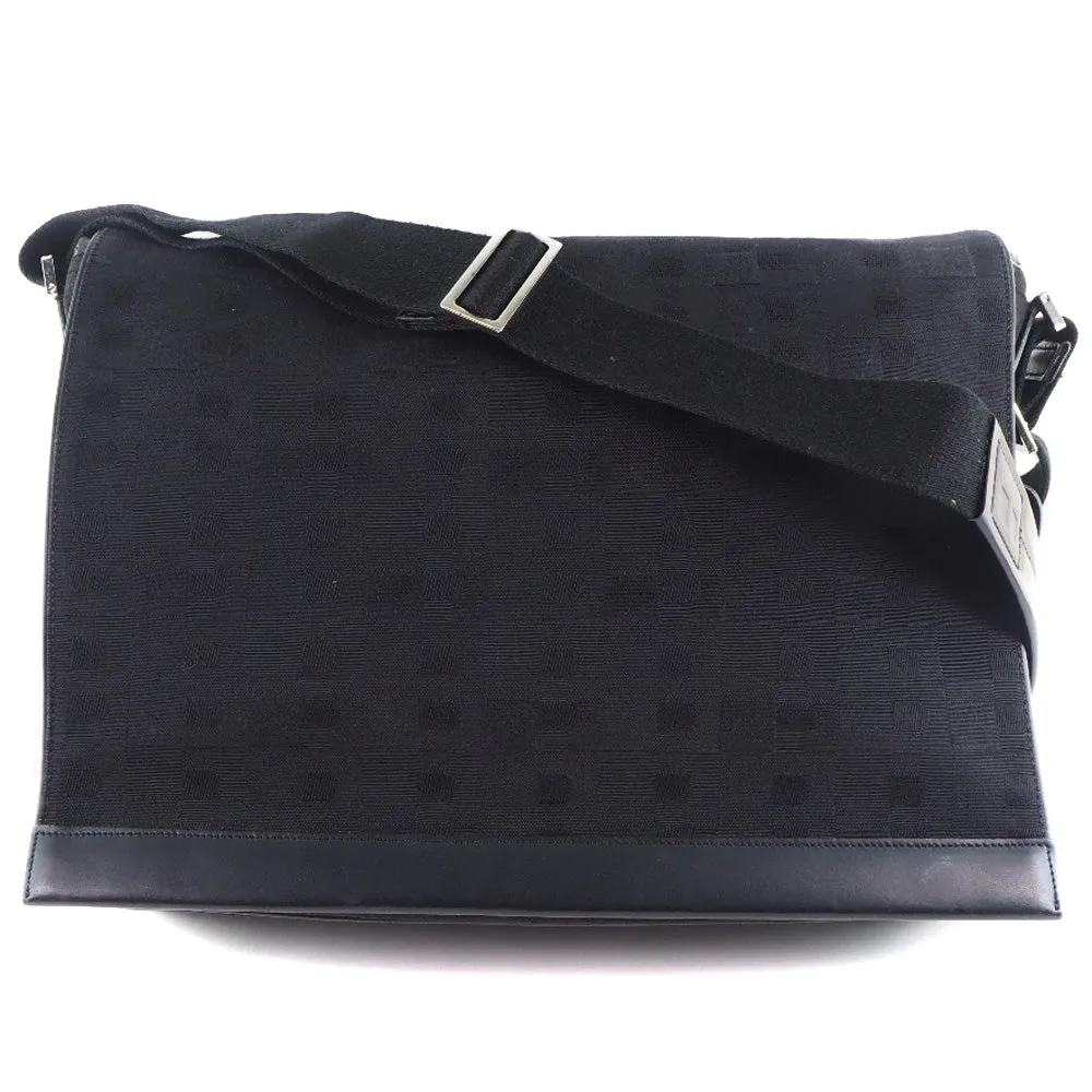 BALLY Shoulder Bag canvas black mens Used
