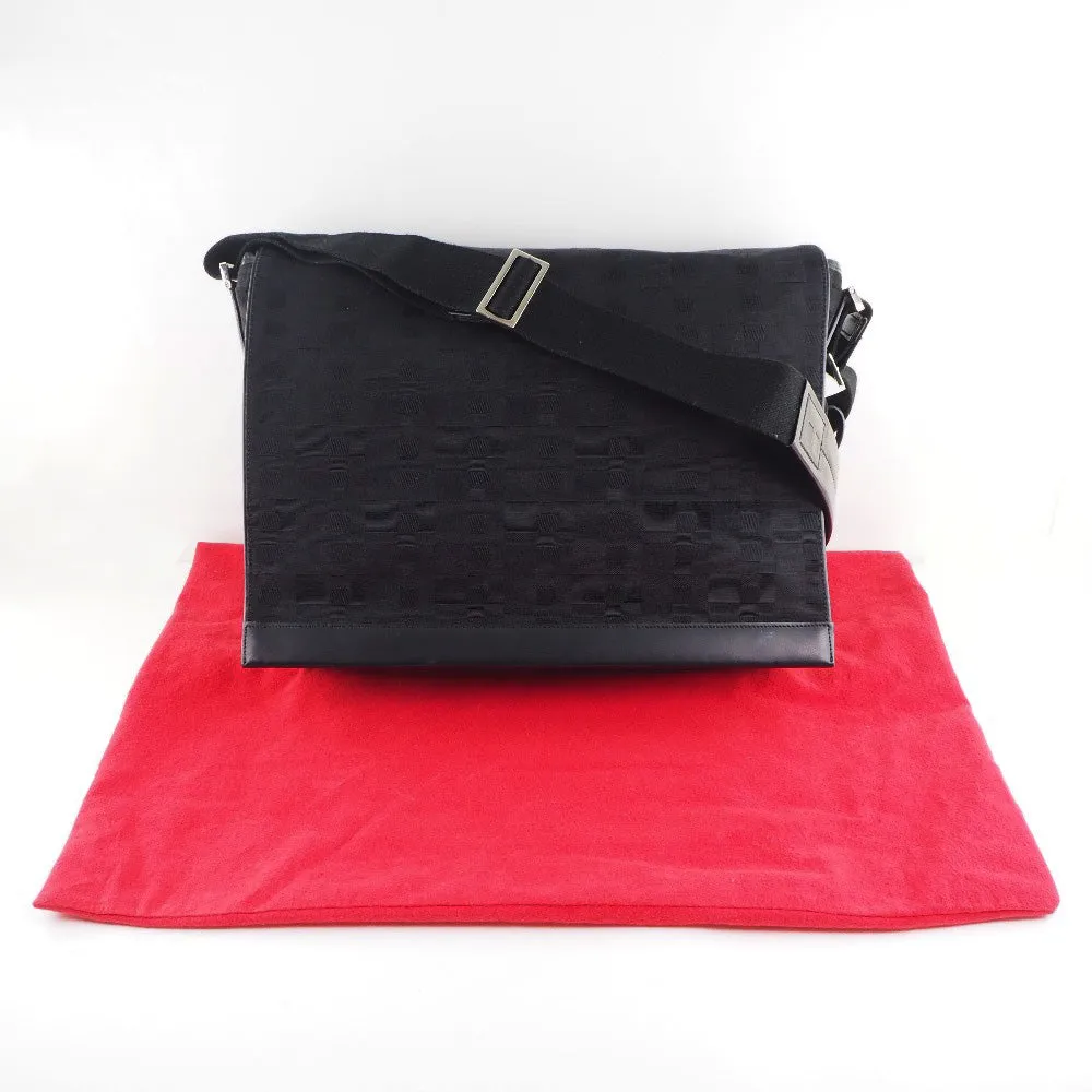 BALLY Shoulder Bag canvas black mens Used