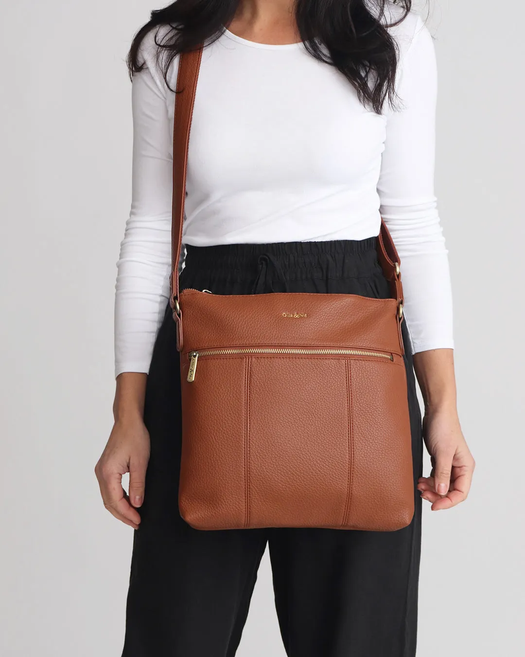 Blake Large Crossbody - Tan