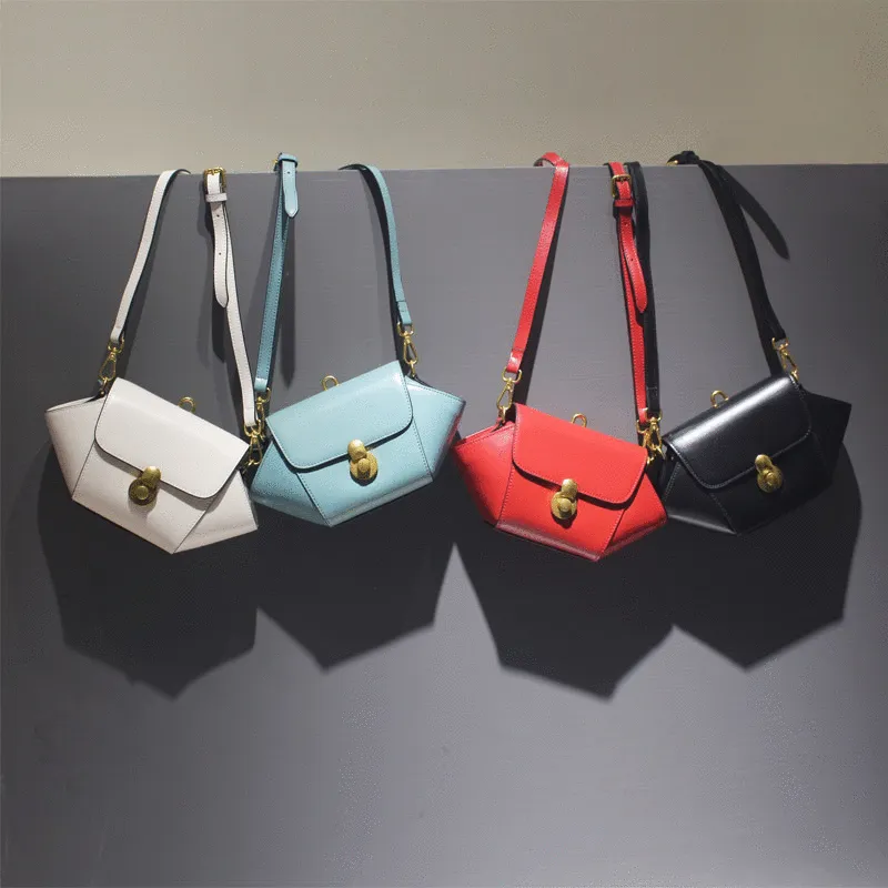Blue Fashion Flap Over Shoulder Bag Women's Small Leather Crossbody Bag Blue Wristlet Bag Purse