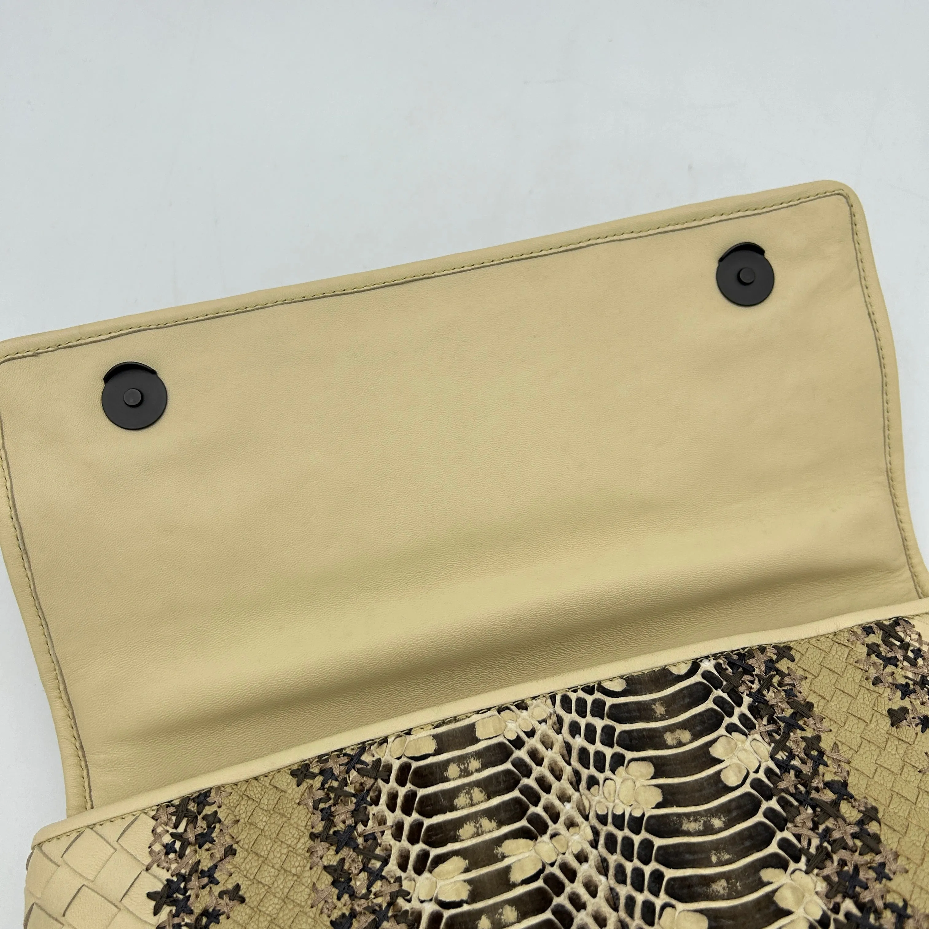 Bottega Veneta Beige PVC Shoulder Bag