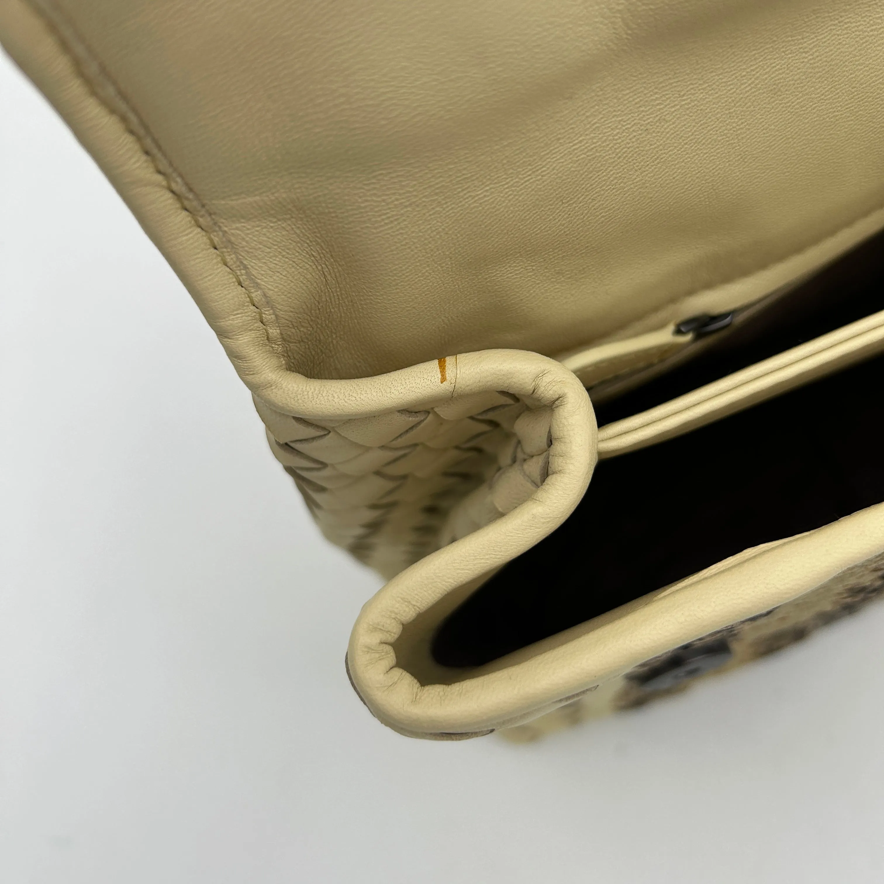 Bottega Veneta Beige PVC Shoulder Bag