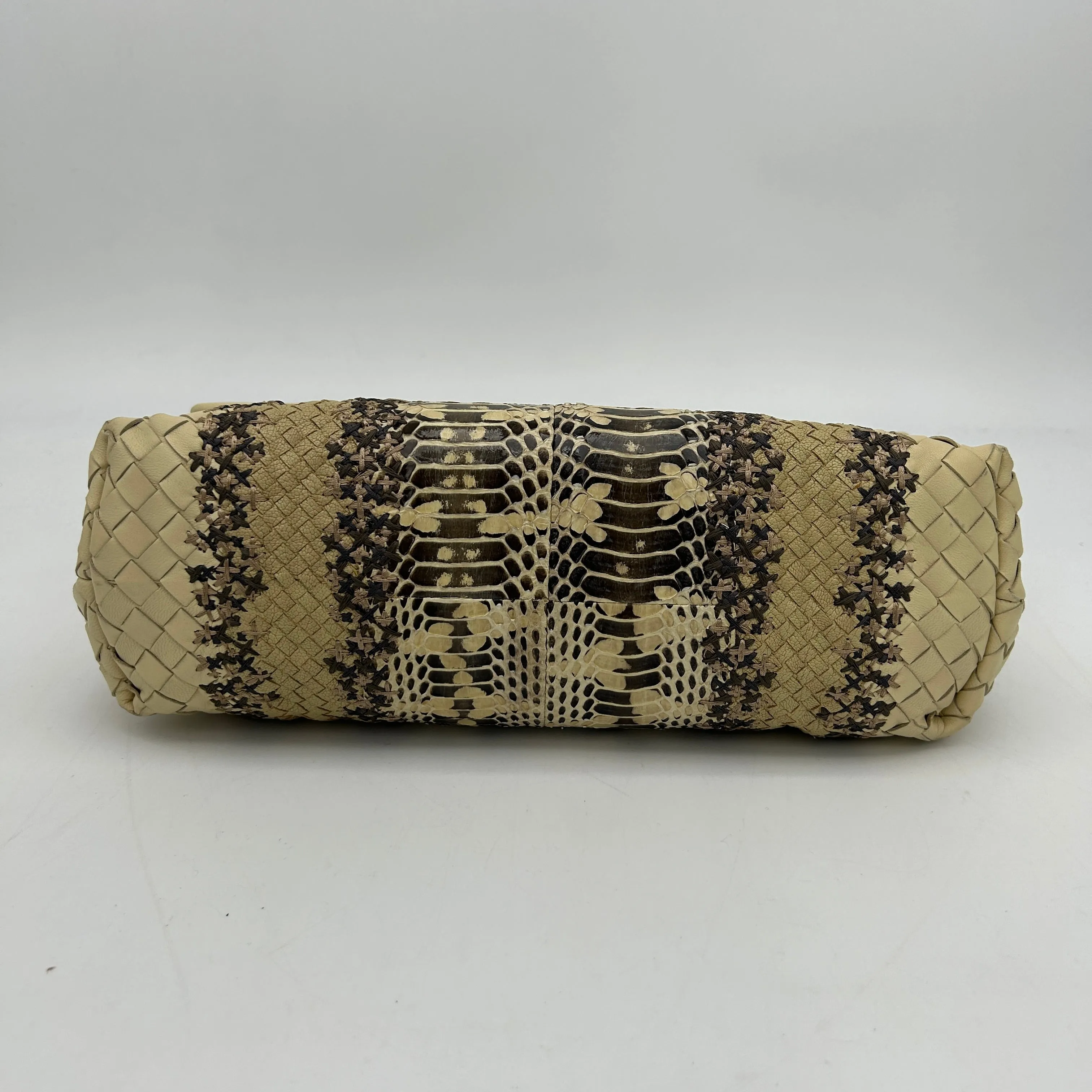 Bottega Veneta Beige PVC Shoulder Bag