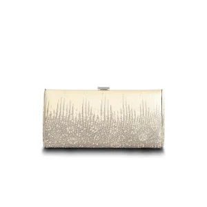 Box Wallet, Cream Ring Lizard