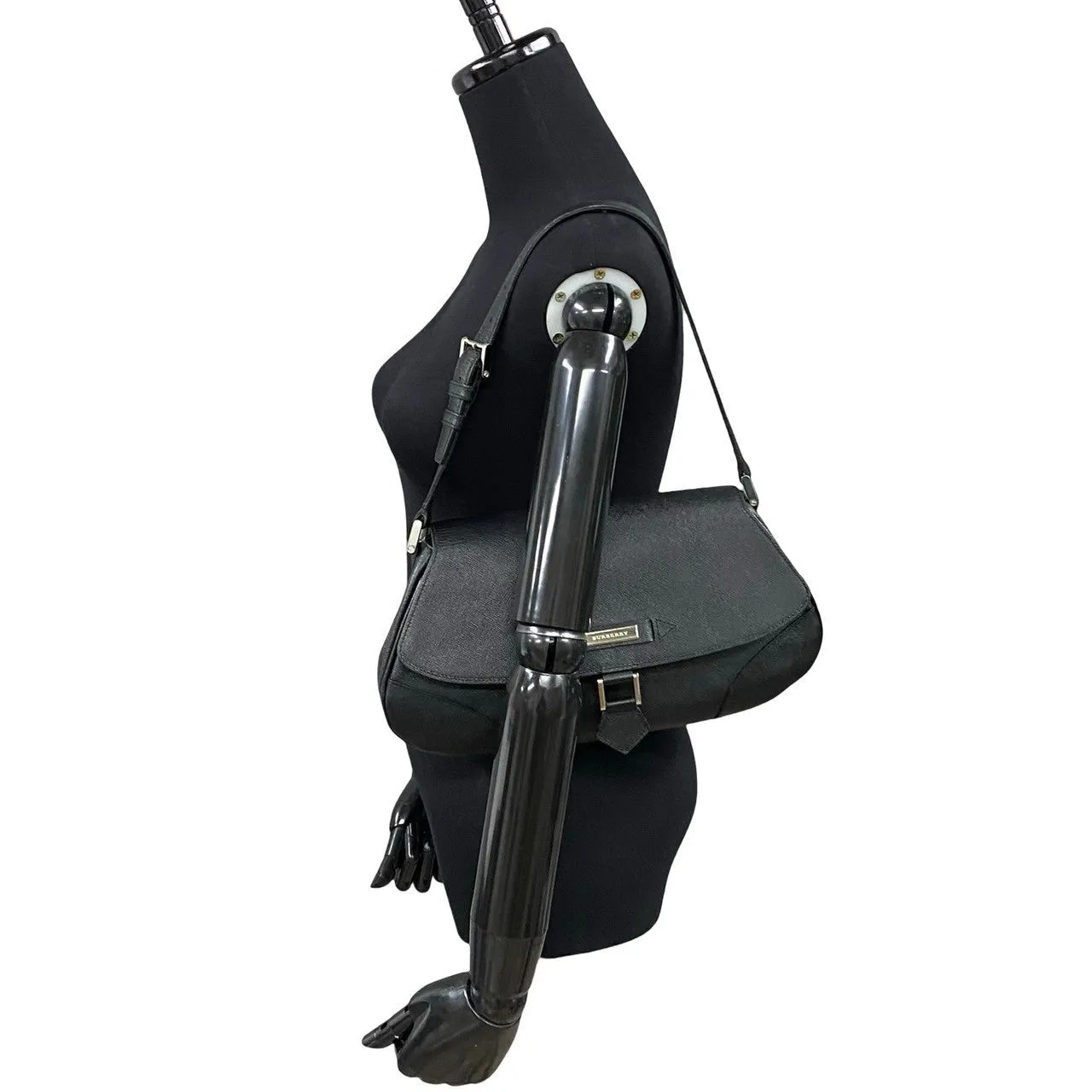 BURBERRY Shoulder Bag leather black