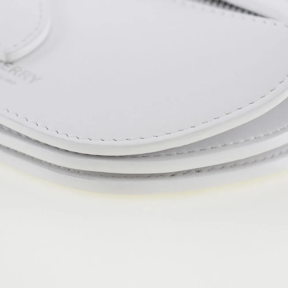 BURBERRY Shoulder Bag leather White Olympia Mini Shoulder Women Used