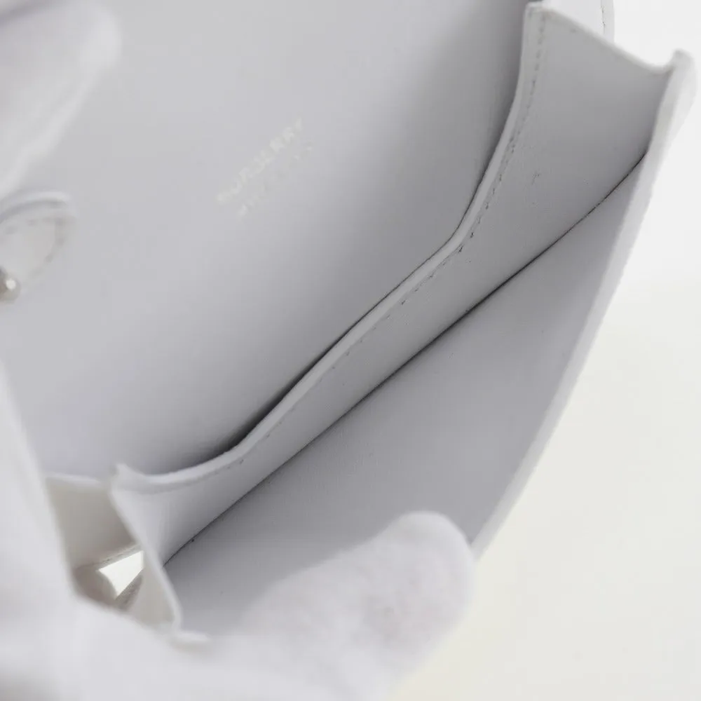 BURBERRY Shoulder Bag leather White Olympia Mini Shoulder Women Used