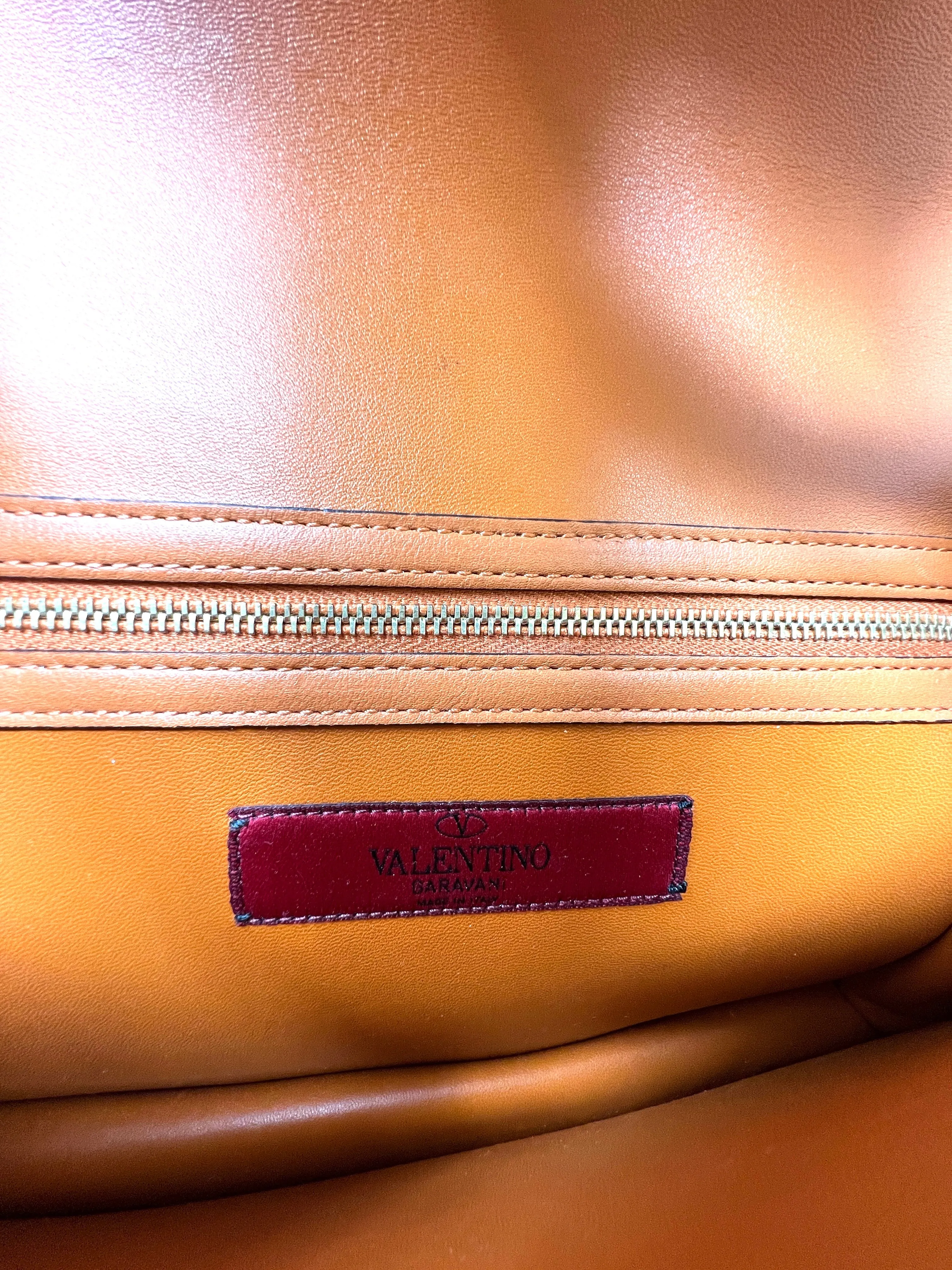 Cabana Small leather shoulder bag with studs