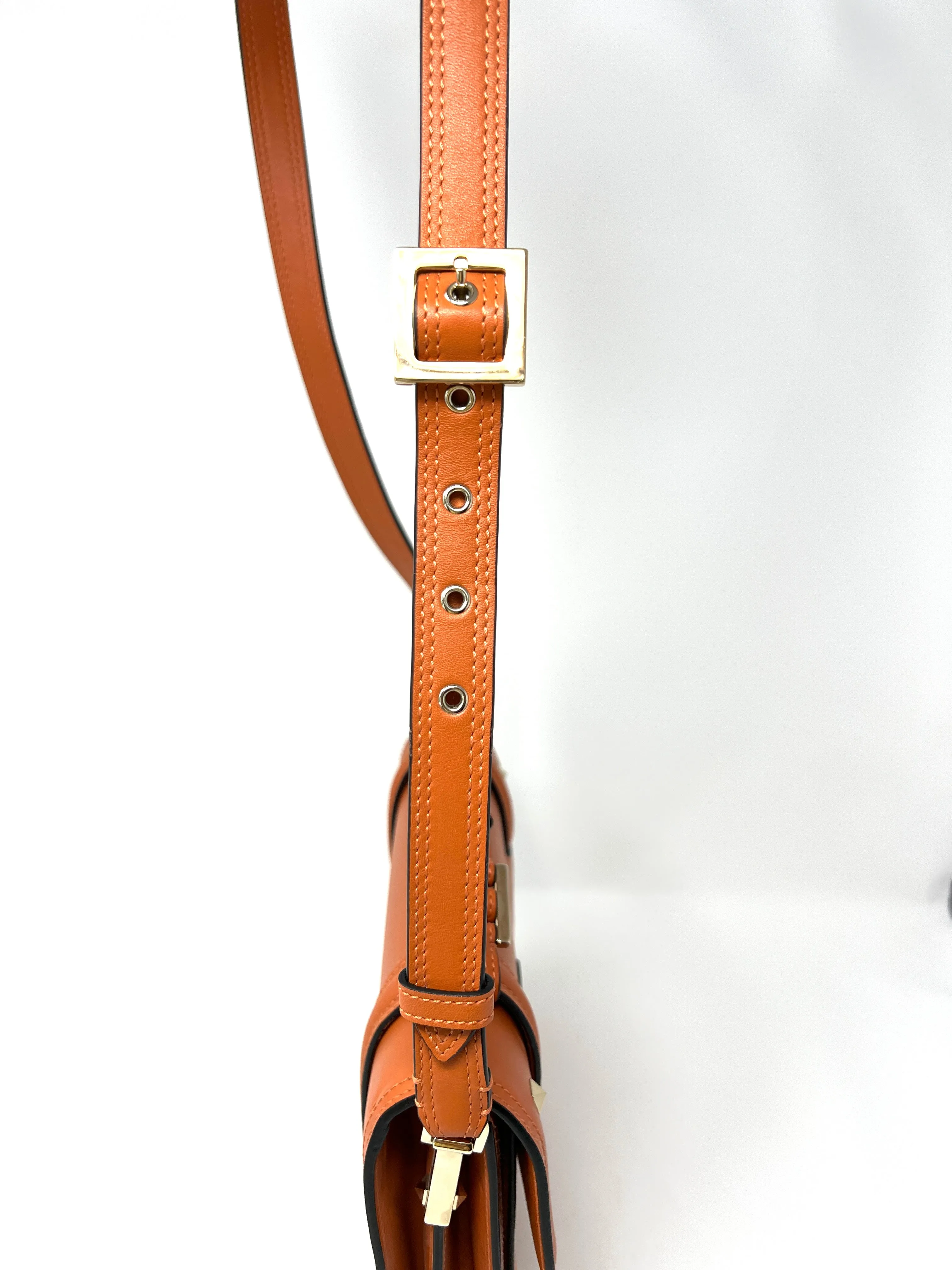 Cabana Small leather shoulder bag with studs