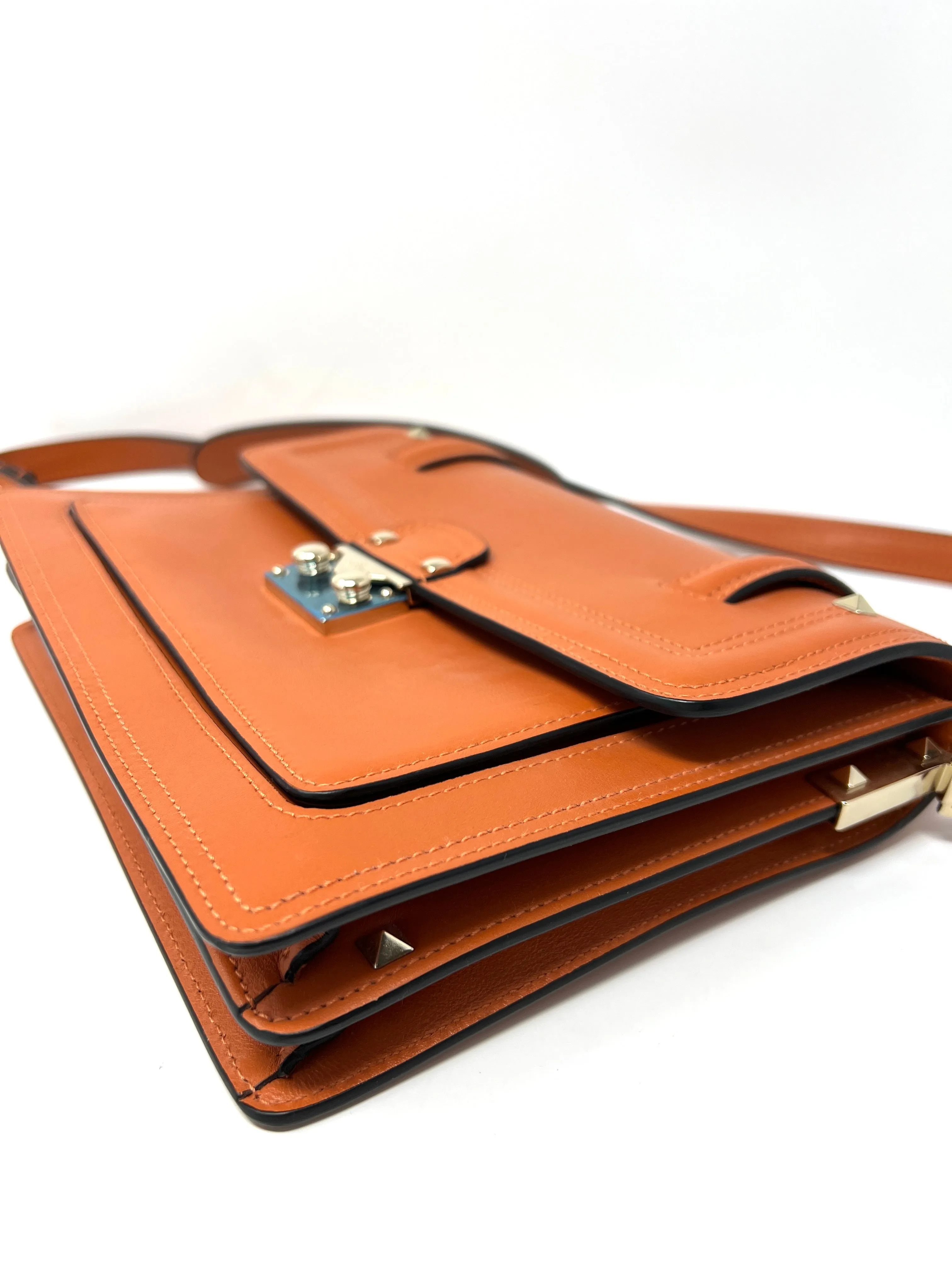 Cabana Small leather shoulder bag with studs