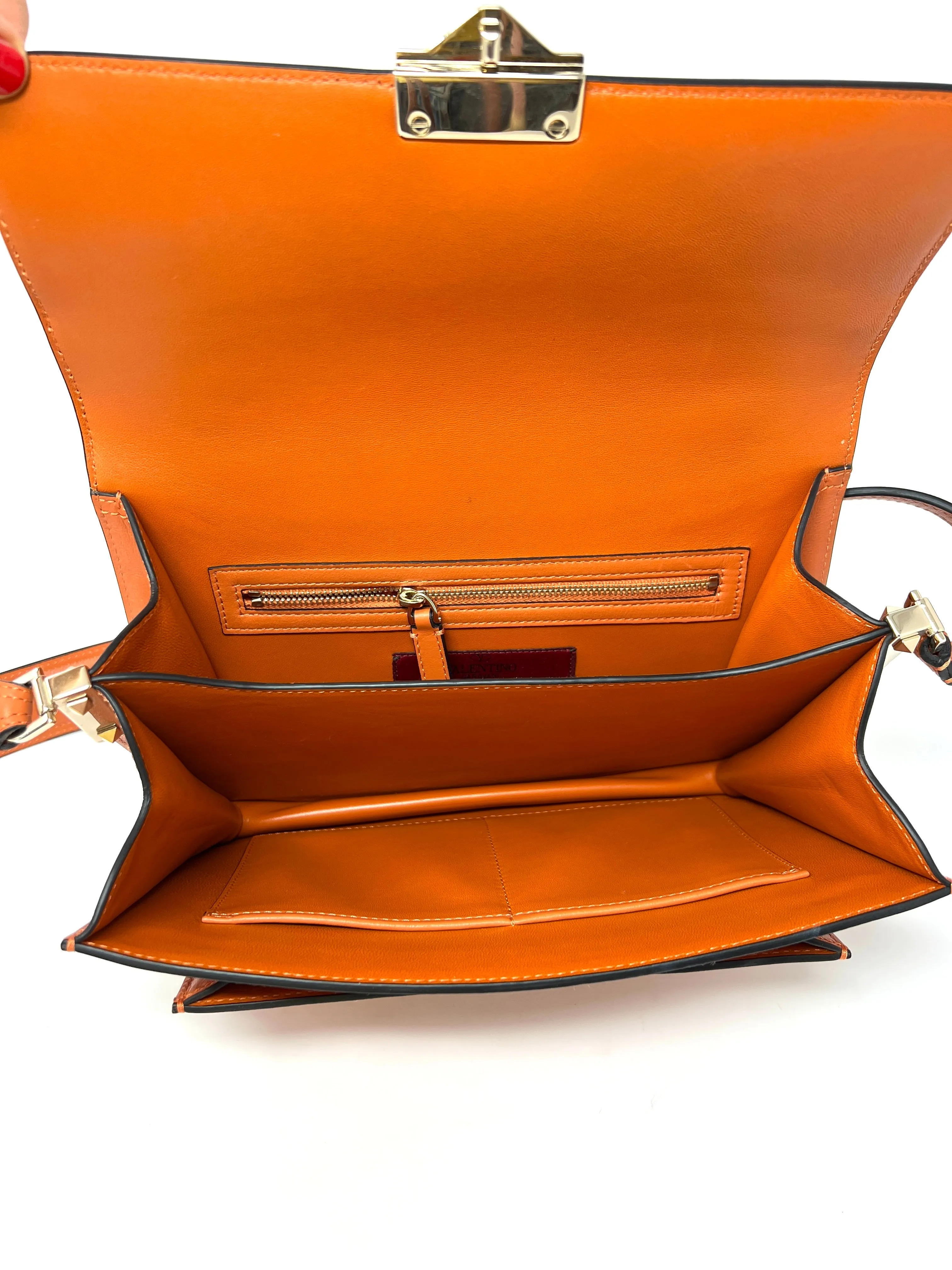 Cabana Small leather shoulder bag with studs