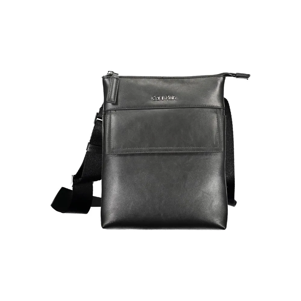Calvin Klein Black Polyester Men Shoulder Bag