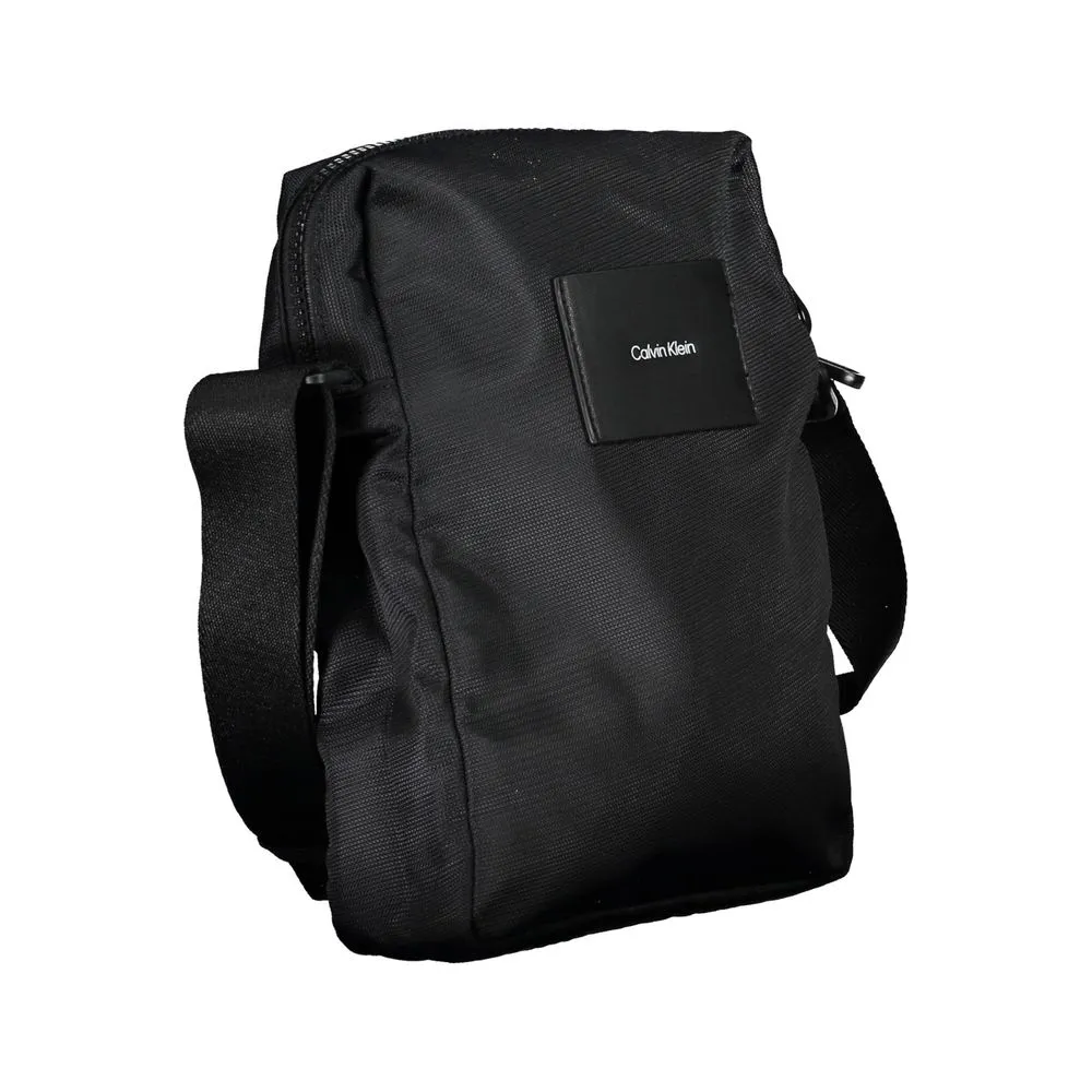 Calvin Klein Black Polyester Men Shoulder Bag