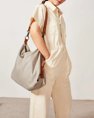 Canvas Mens Womens Messenger Shoulder Bag Canvas Tote Shoulder Bag for Men Women