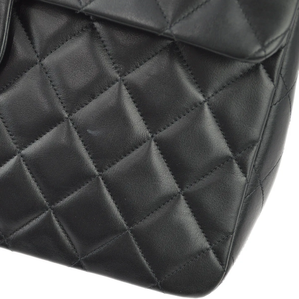Chanel 1994-1996 Lambskin Maxi Classic Flap Shoulder Bag