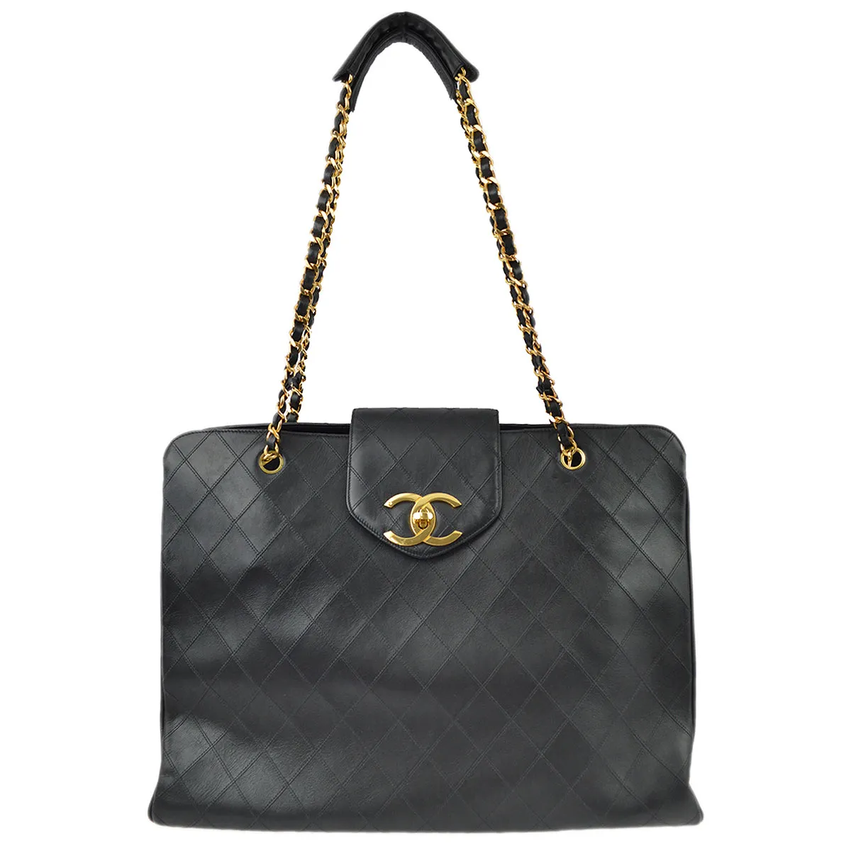 Chanel 1994-1996 Lambskin Supermodel Bicolore Shoulder Bag