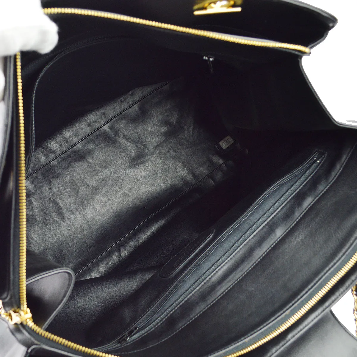 Chanel 1994-1996 Lambskin Supermodel Bicolore Shoulder Bag