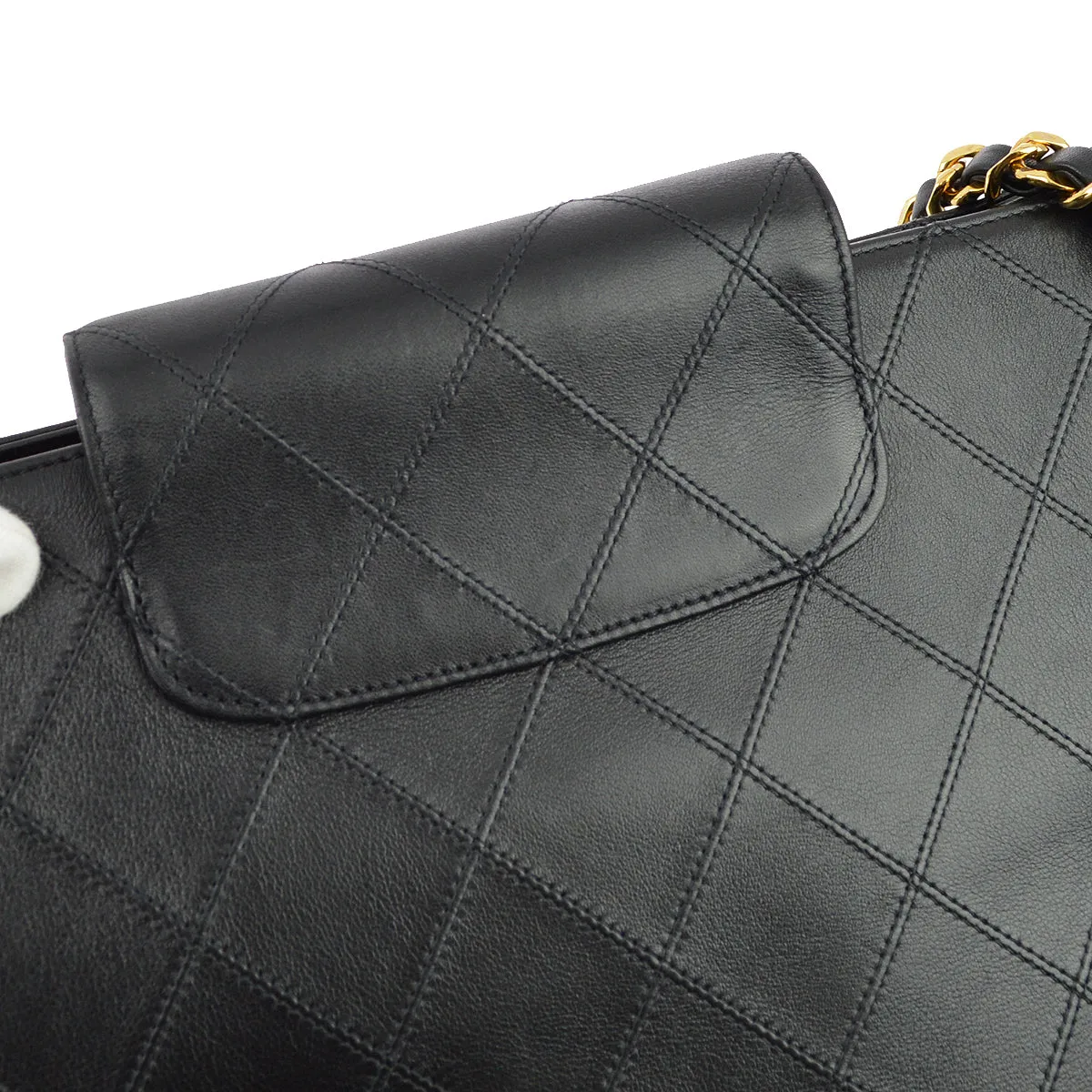 Chanel 1994-1996 Lambskin Supermodel Bicolore Shoulder Bag
