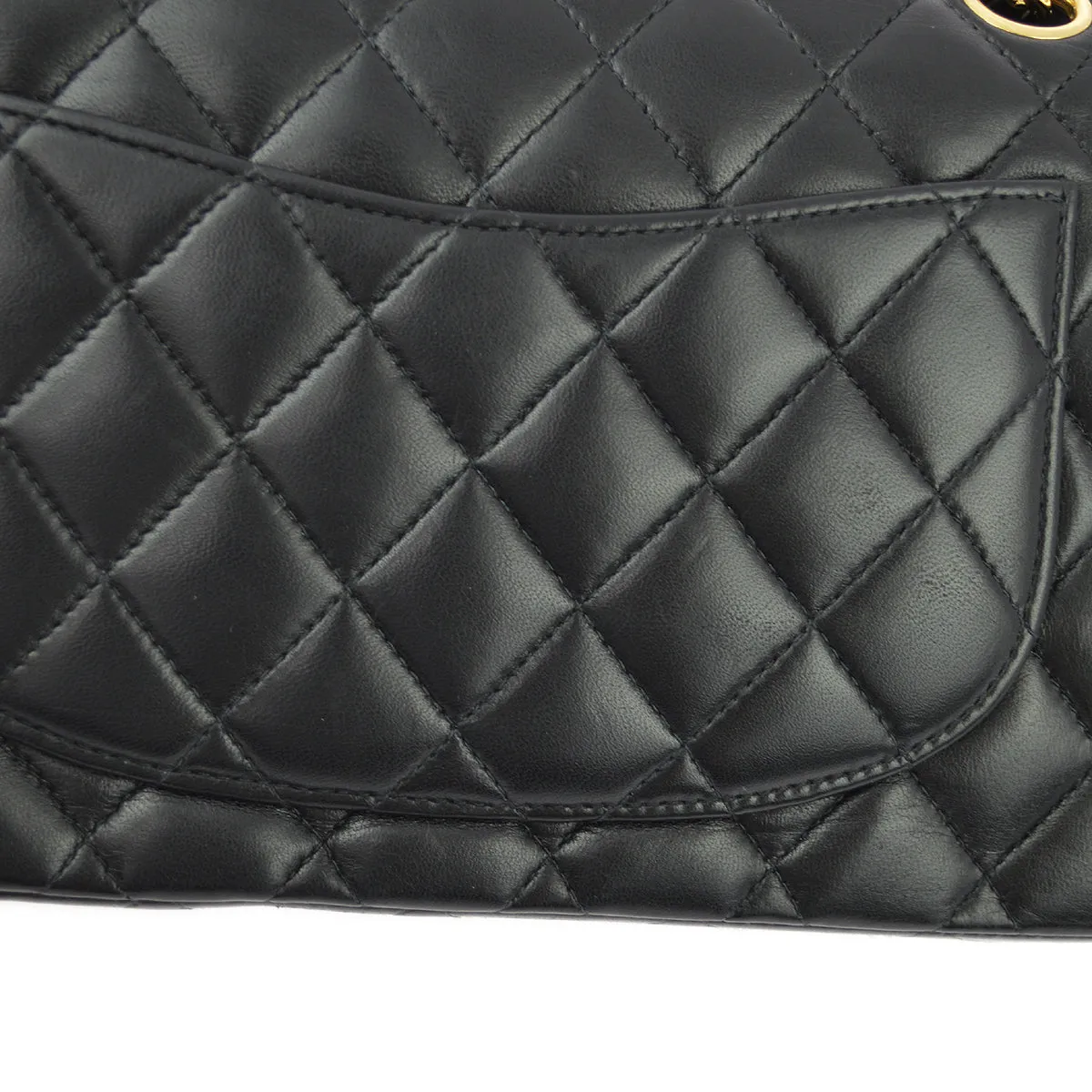 Chanel 2004-2005 Lambskin Small Classic Double Flap Shoulder Bag