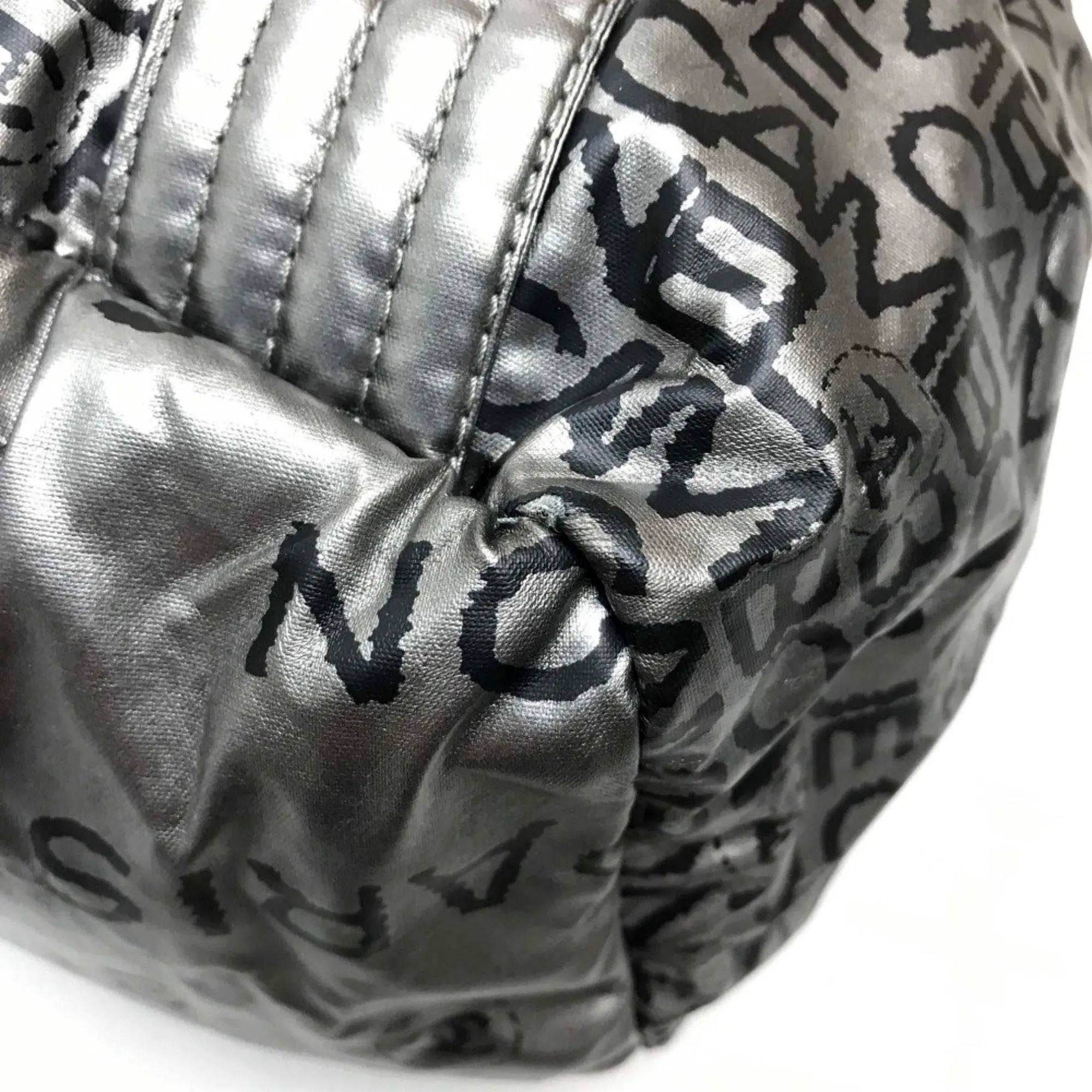 Chanel Bag Mini Boston Shoulder Bag Tote Bag Silver