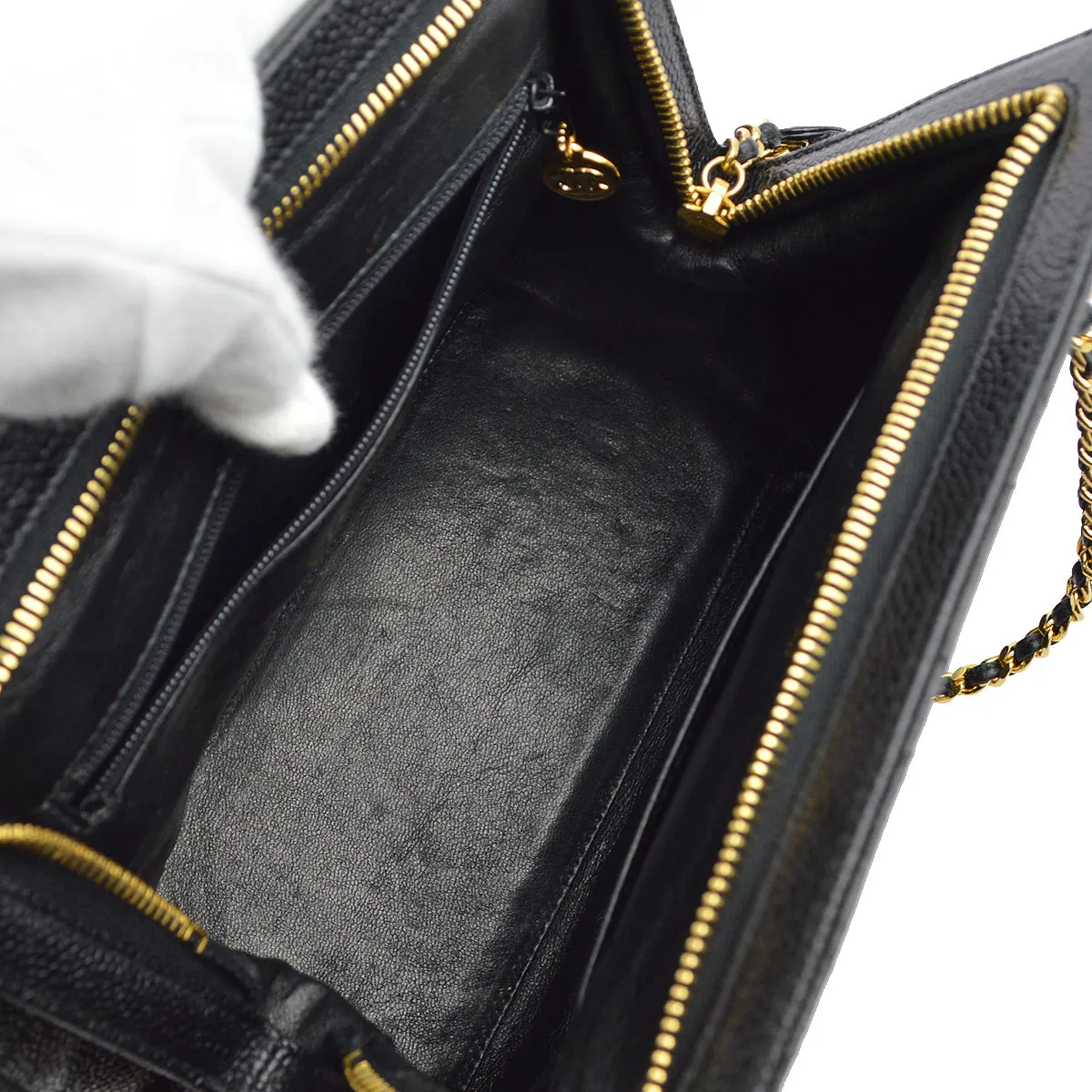 Chanel Black Caviar Shoulder Bag