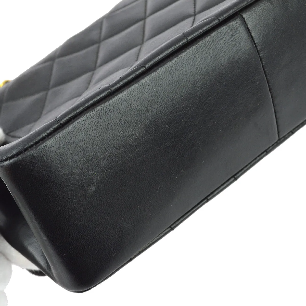 Chanel Black Lambskin Medium Diana Shoulder Bag