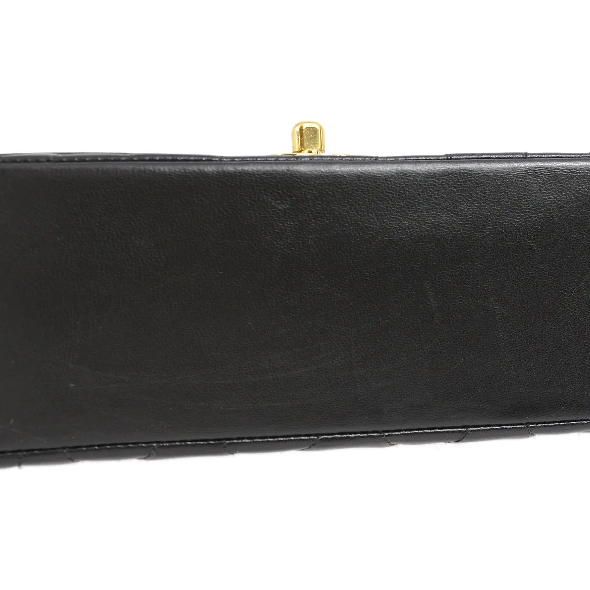 Chanel Black Lambskin Small Diana Shoulder Bag