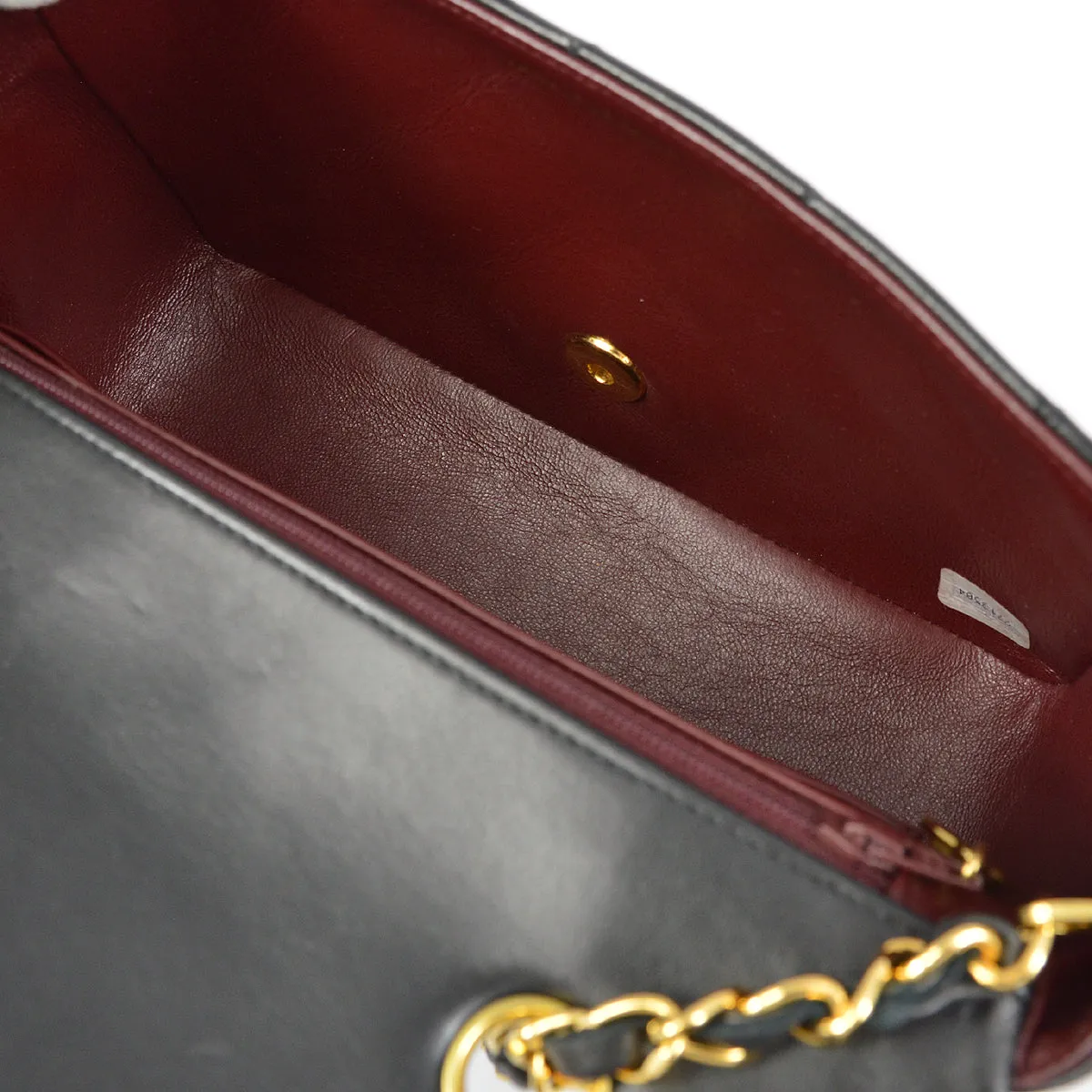 Chanel Black Lambskin Small Diana Shoulder Bag