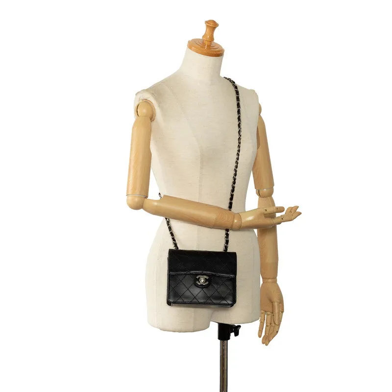 Chanel CC Caviar Mini Classic Crossbody Bag  Leather Shoulder Bag in Good condition