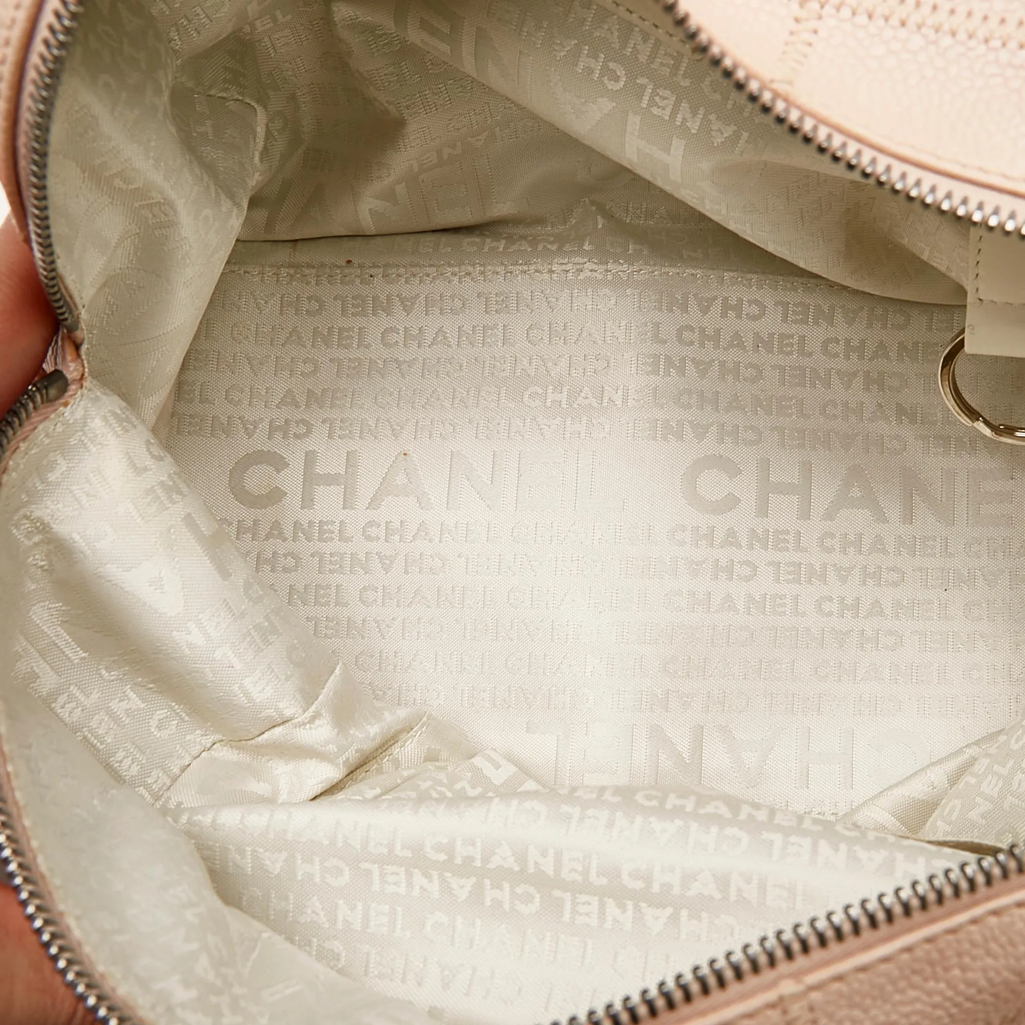 Chanel Choco Bar Caviar Leather Shoulder Bag (SHG-27013)