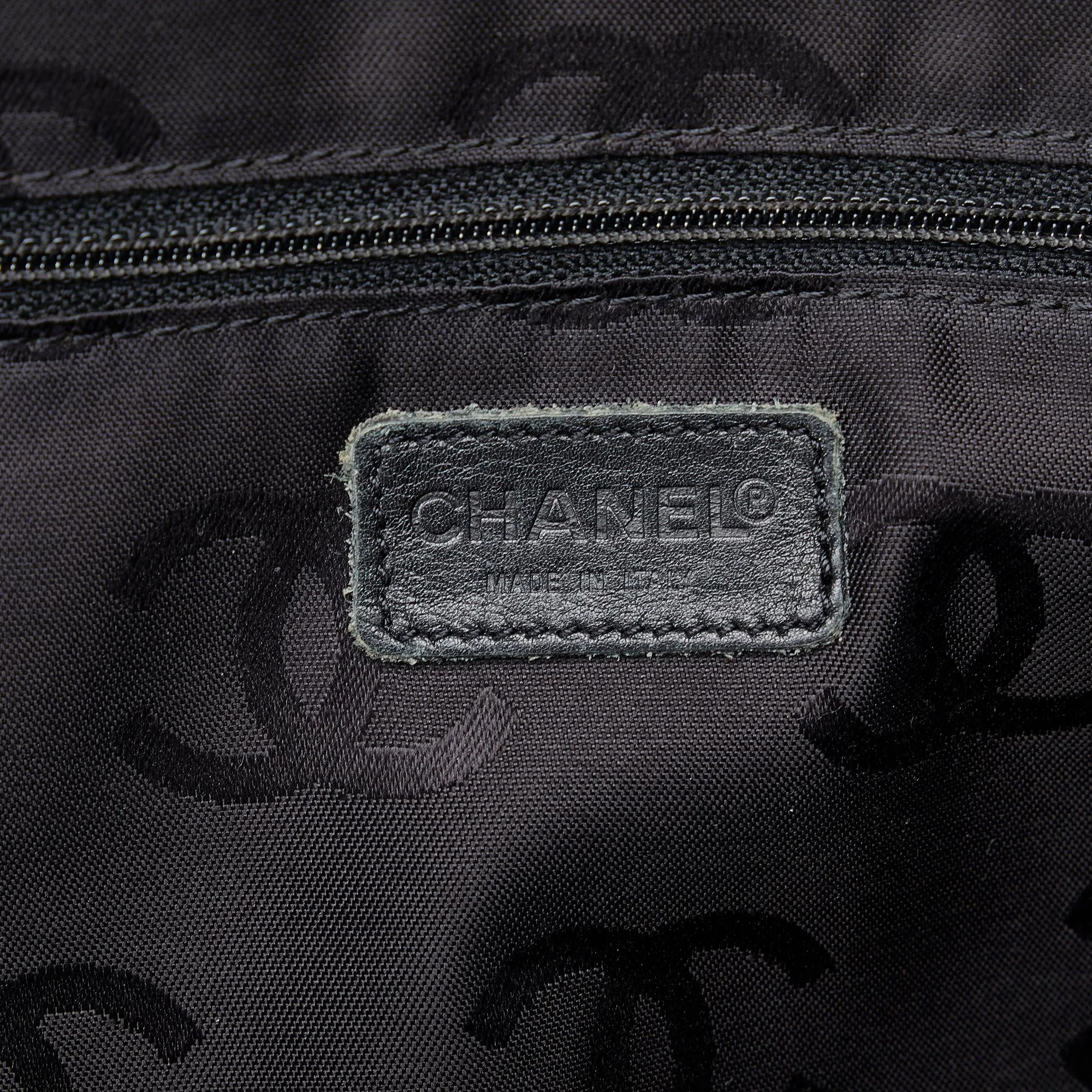 Chanel Cotton Choco Bar Shoulder Bag (SHG-05HMsv)