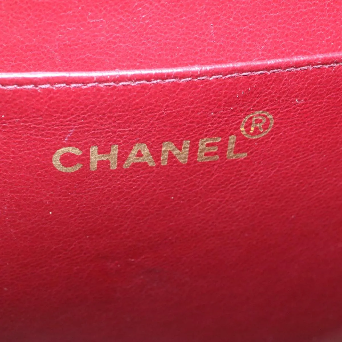 CHANEL Deca Matelasse Turn Lock Chain Shoulder Bag Lamb Skin Black CC ar5950A