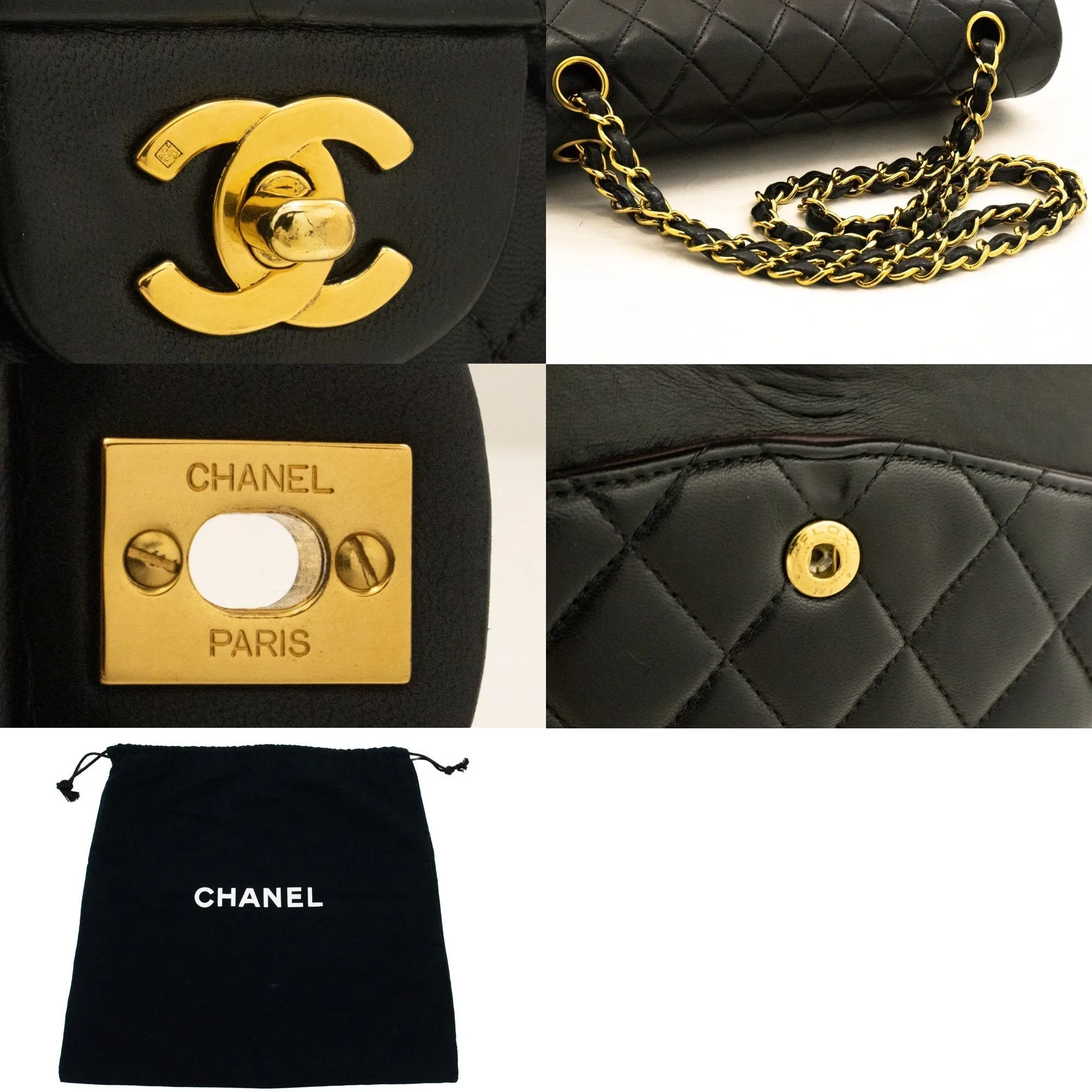 CHANEL Double flap Shoulder Bag