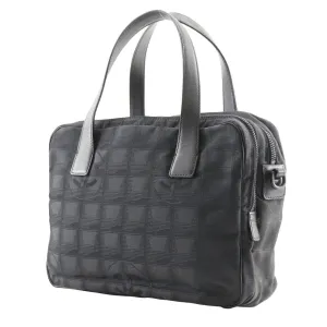 CHANEL Handbag A15973 Nylon canvas black 2WAYShoulder New travel line
