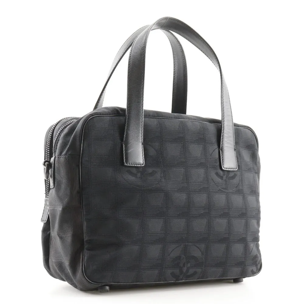 CHANEL Handbag A15973 Nylon canvas black 2WAYShoulder New travel line