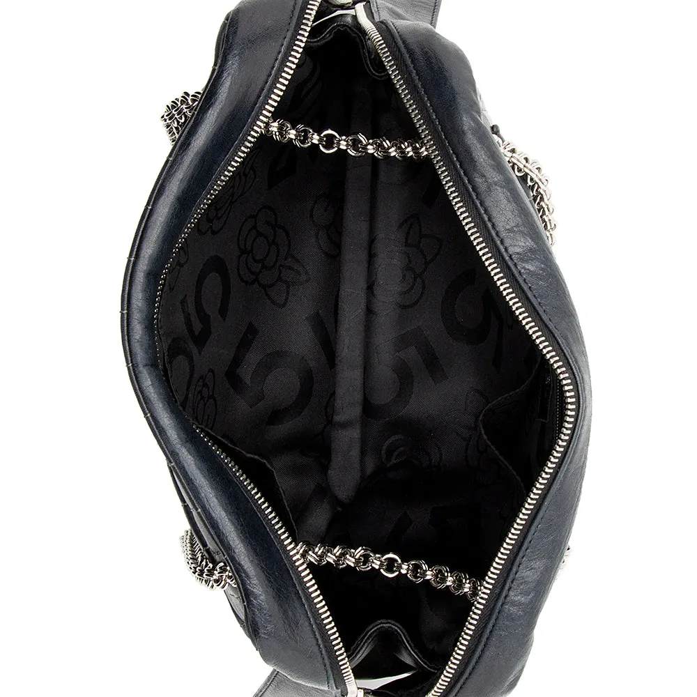 Chanel Leather Mademoiselle Chain Shoulder Bag (SHF-19207)