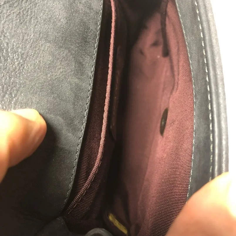 Chanel Mini Classic Flap Grey Shoulder Bag