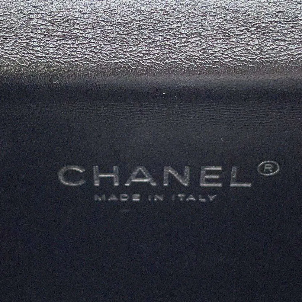 CHANEL Robot ChainShoulder Bag 2017Stainless Steel Black/Multicolor A94647 Plastic Rhinestone