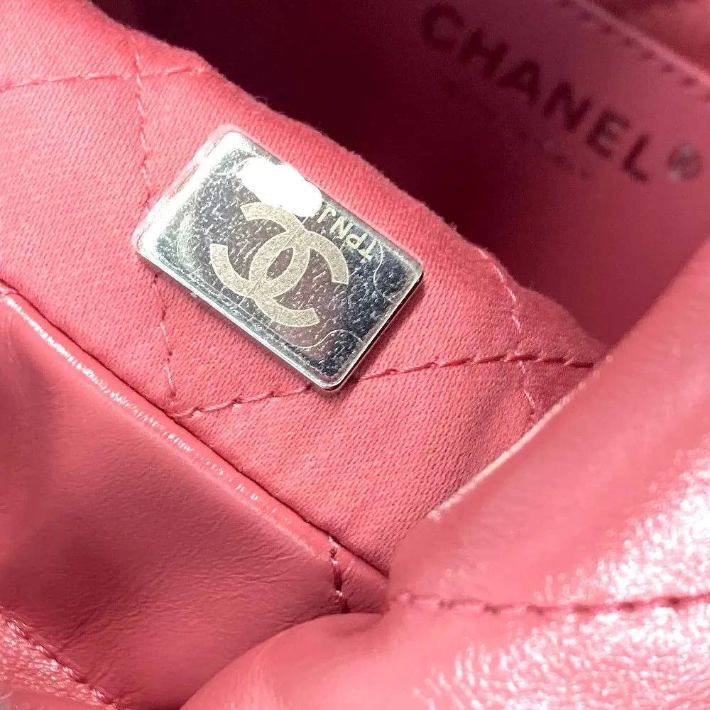 CHANEL Shoulder Bag AS3980 Calfskin pink Chain chanel 22 Women Used
