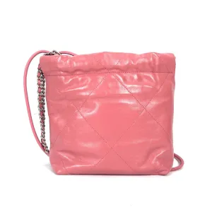 CHANEL Shoulder Bag AS3980 Calfskin pink Chain chanel 22 Women Used